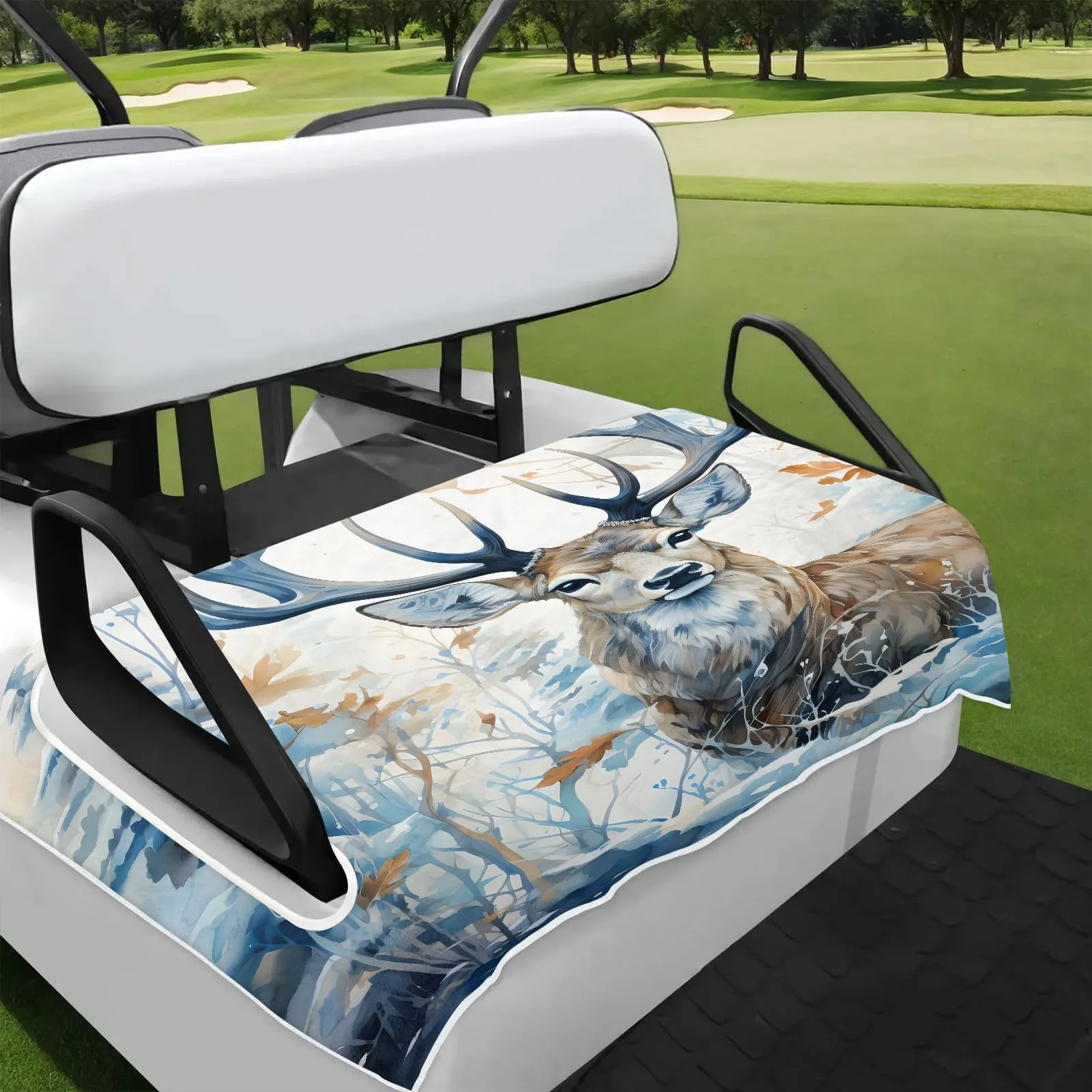 Tiveruda Golf Cart Seat Cover for Double Seats