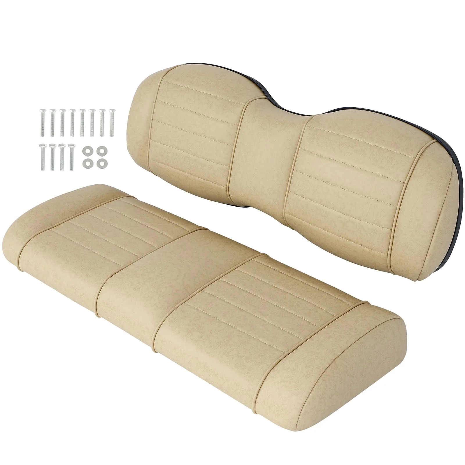 ECCPP Beige Rear Golf Cart Flip-Seat Cushion Set image 3