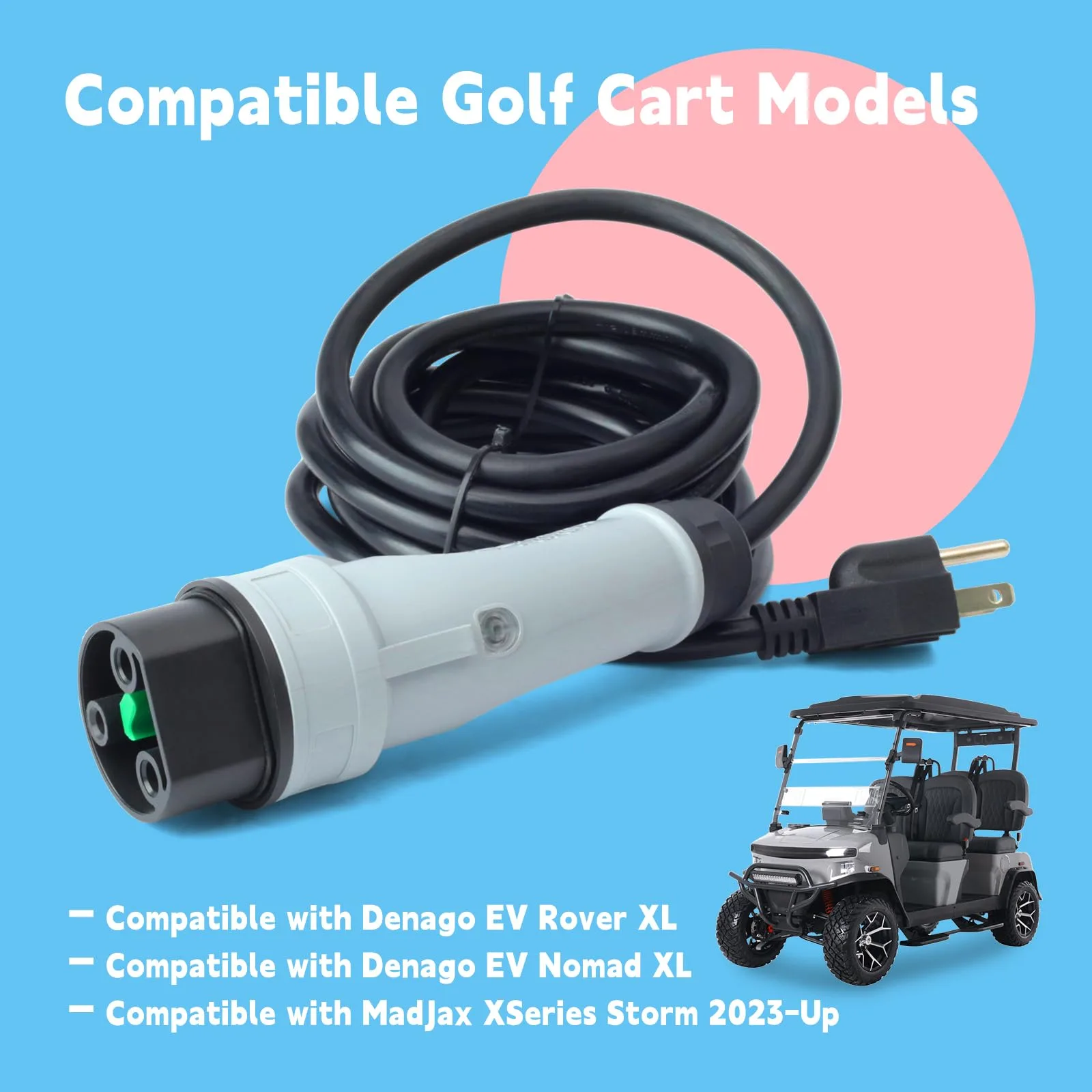 GLOXTED Y-60 Golf Cart Charging Cord Assembly image 4