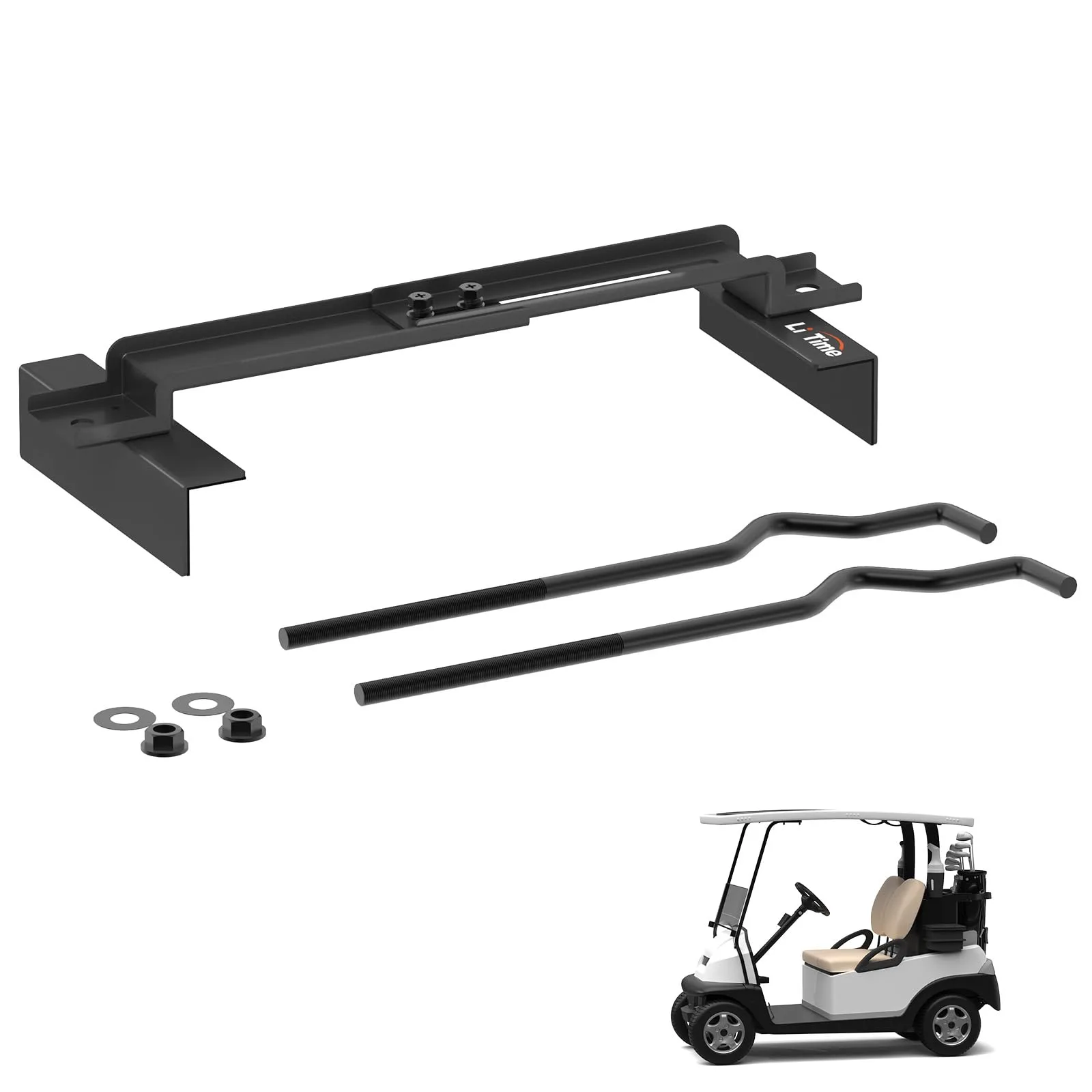 LiTime GC-FIXEDBRKT Golf Cart Battery Hold-Down Kit