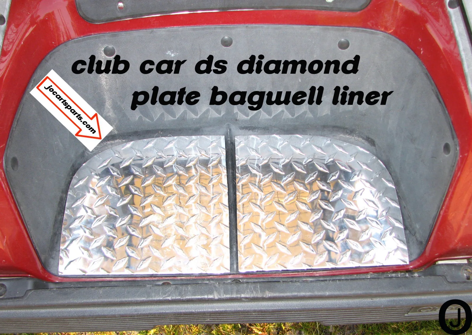 J & O Carts Parts Club Car Diamond Plate Bagwell Cover