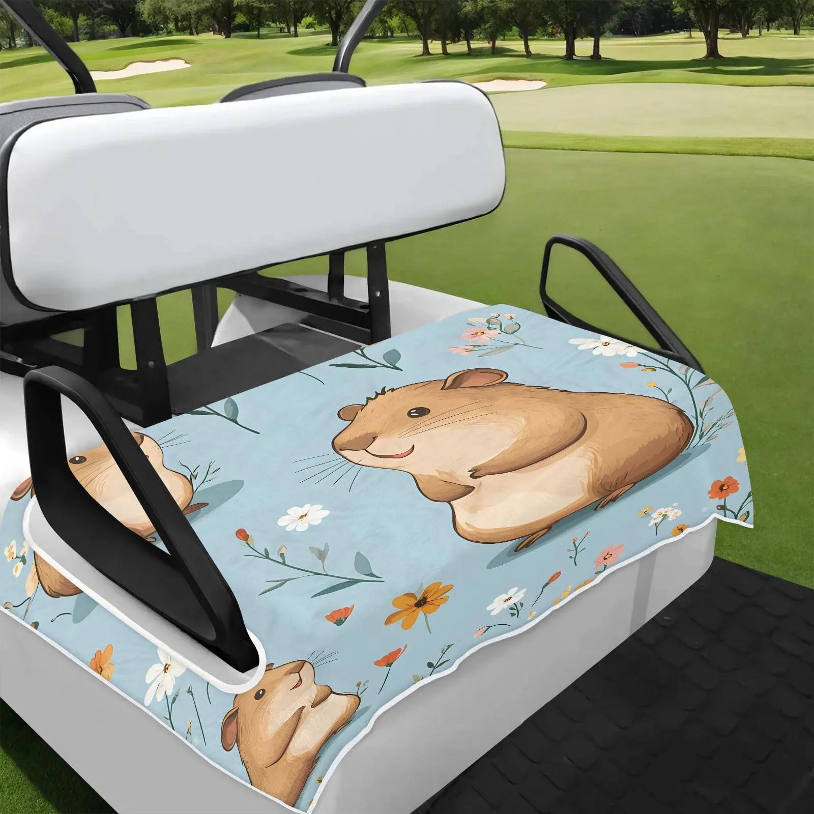 Tiveruda Golf Cart Seat Cover for Double Seats