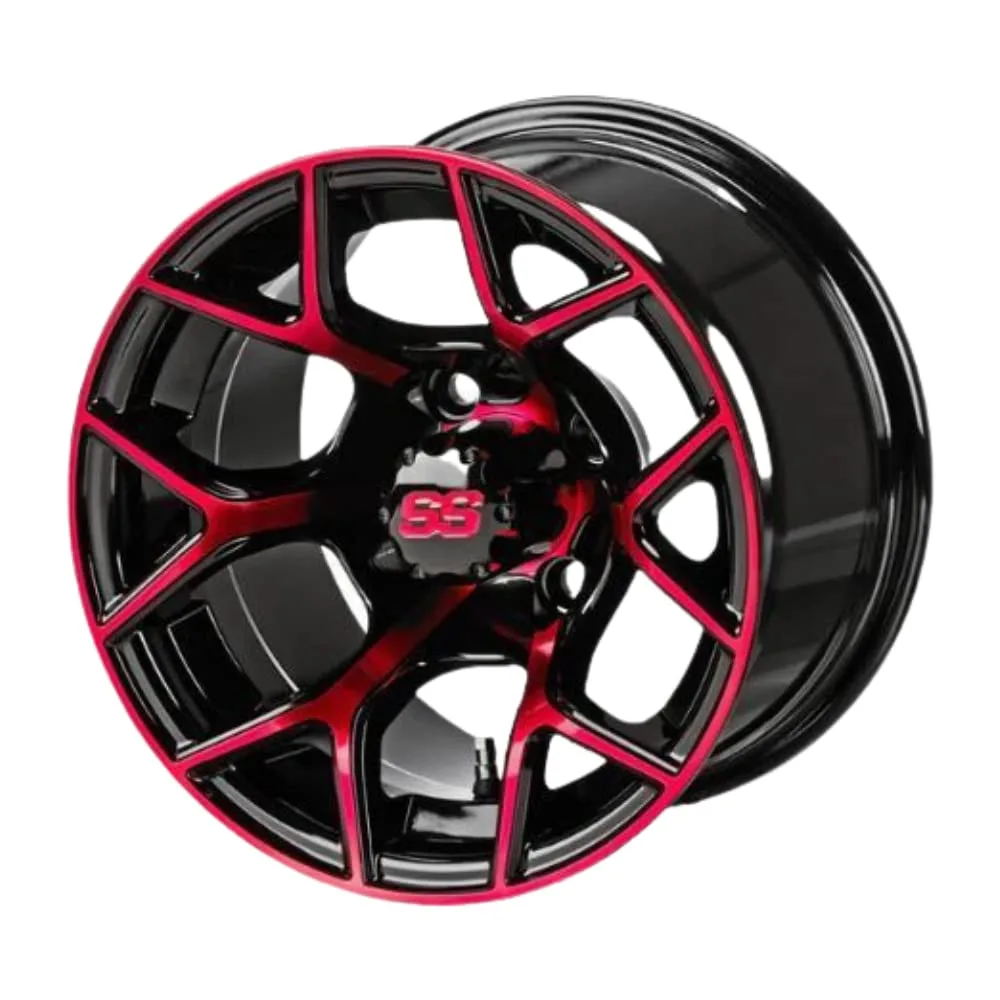 REVENGE Ninja 12-Inch Golf Cart Wheels and Tires Set of 4 image 3