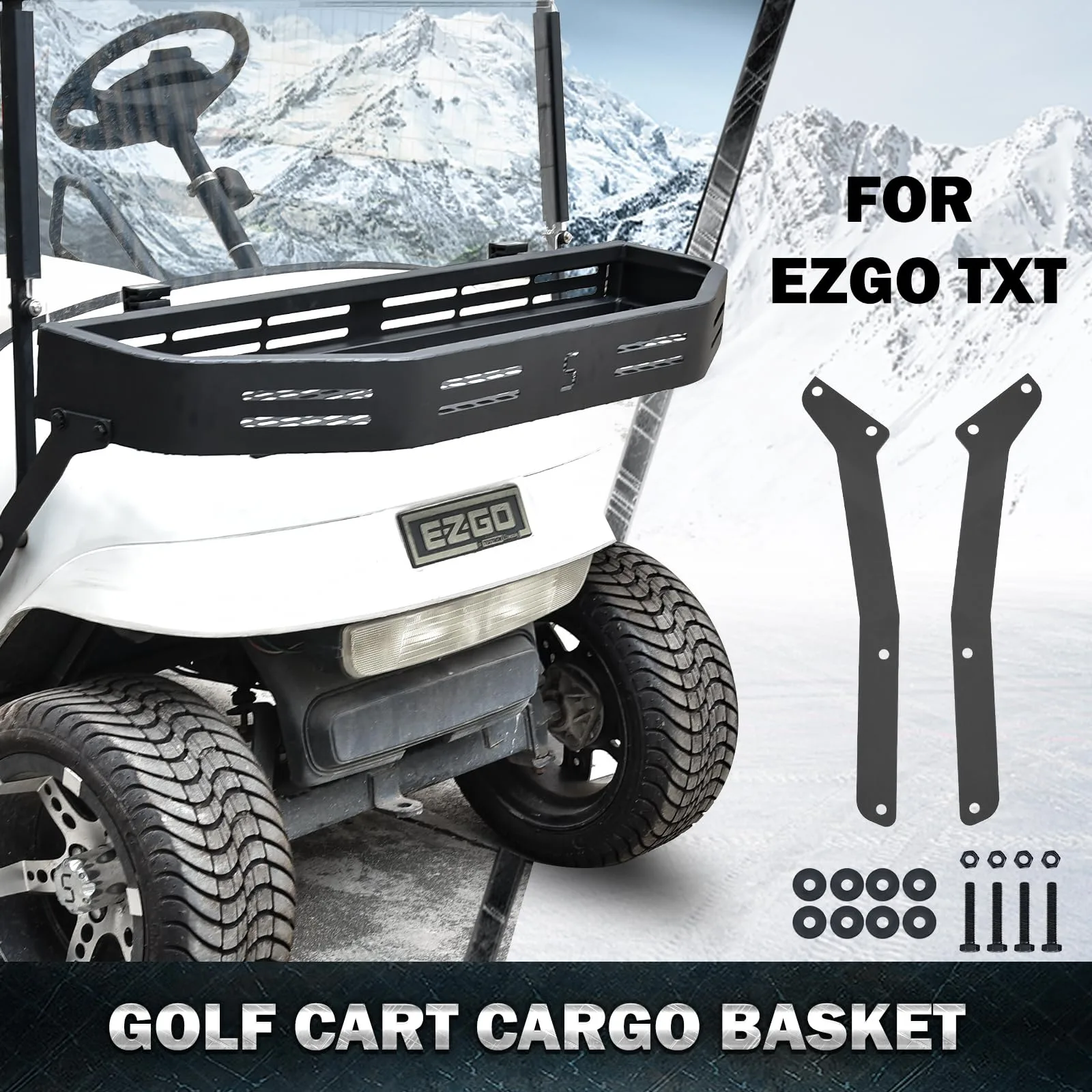 Shu-Ran Front Cargo Basket for E-Z-GO TXT & Medalist image 2