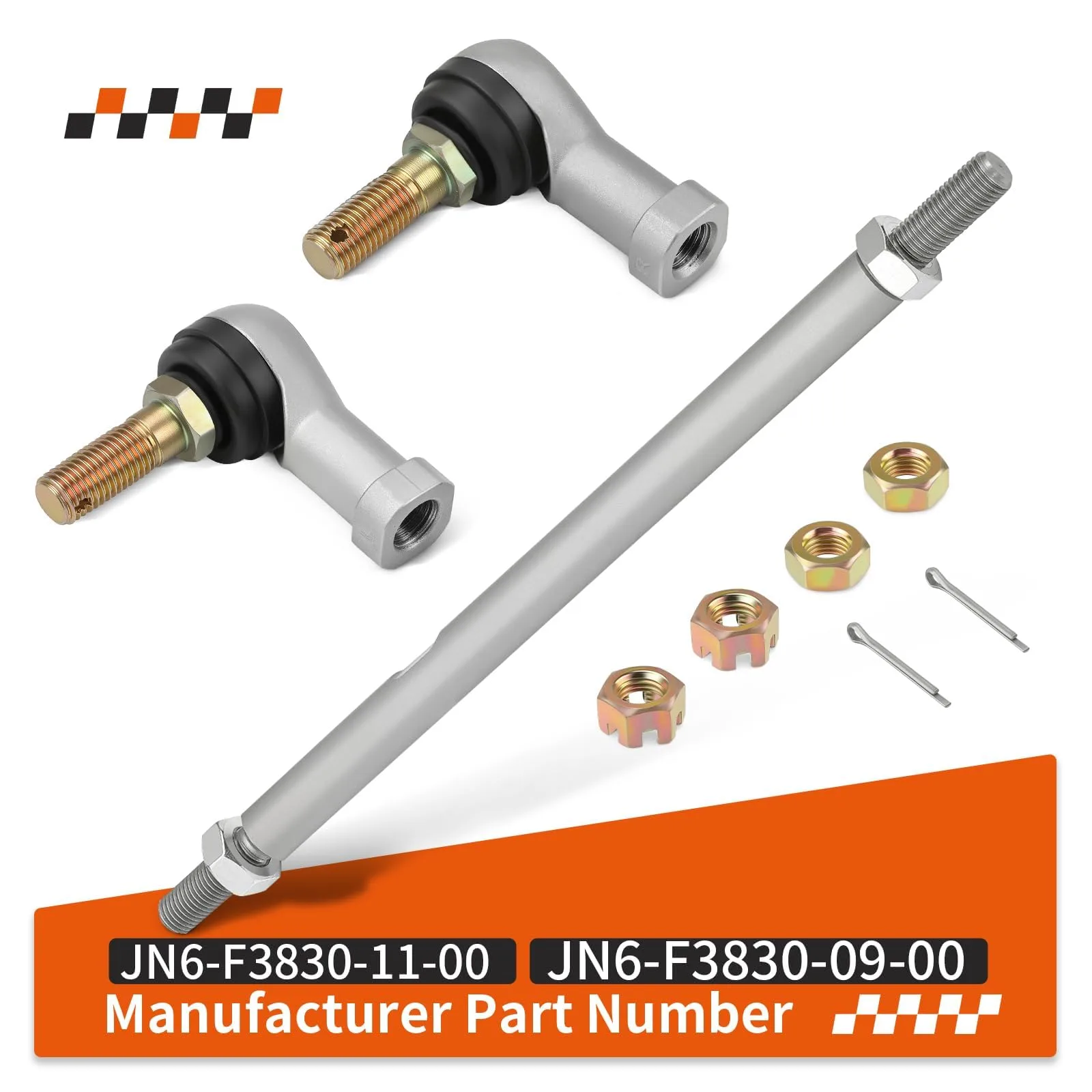 zozoye Left Tie Rod Assembly for Yamaha Golf Carts image 3