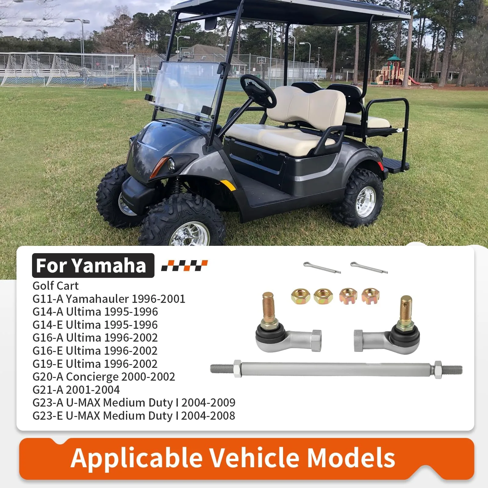 zozoye Left Tie Rod Assembly for Yamaha Golf Carts image 4
