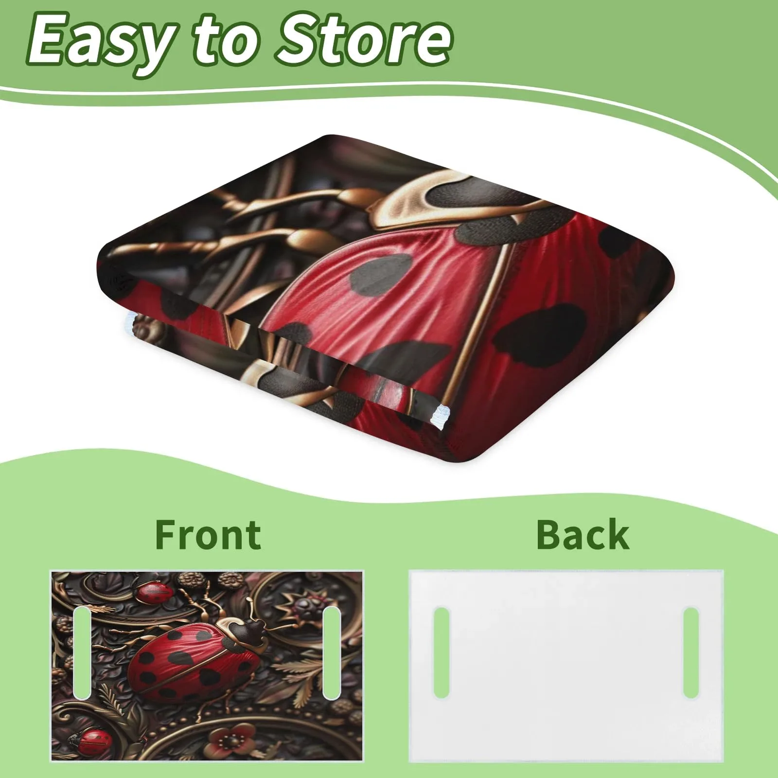 Tiveruda Universal 51" x 31" Golf Cart Seat Cover - Polyester image 4