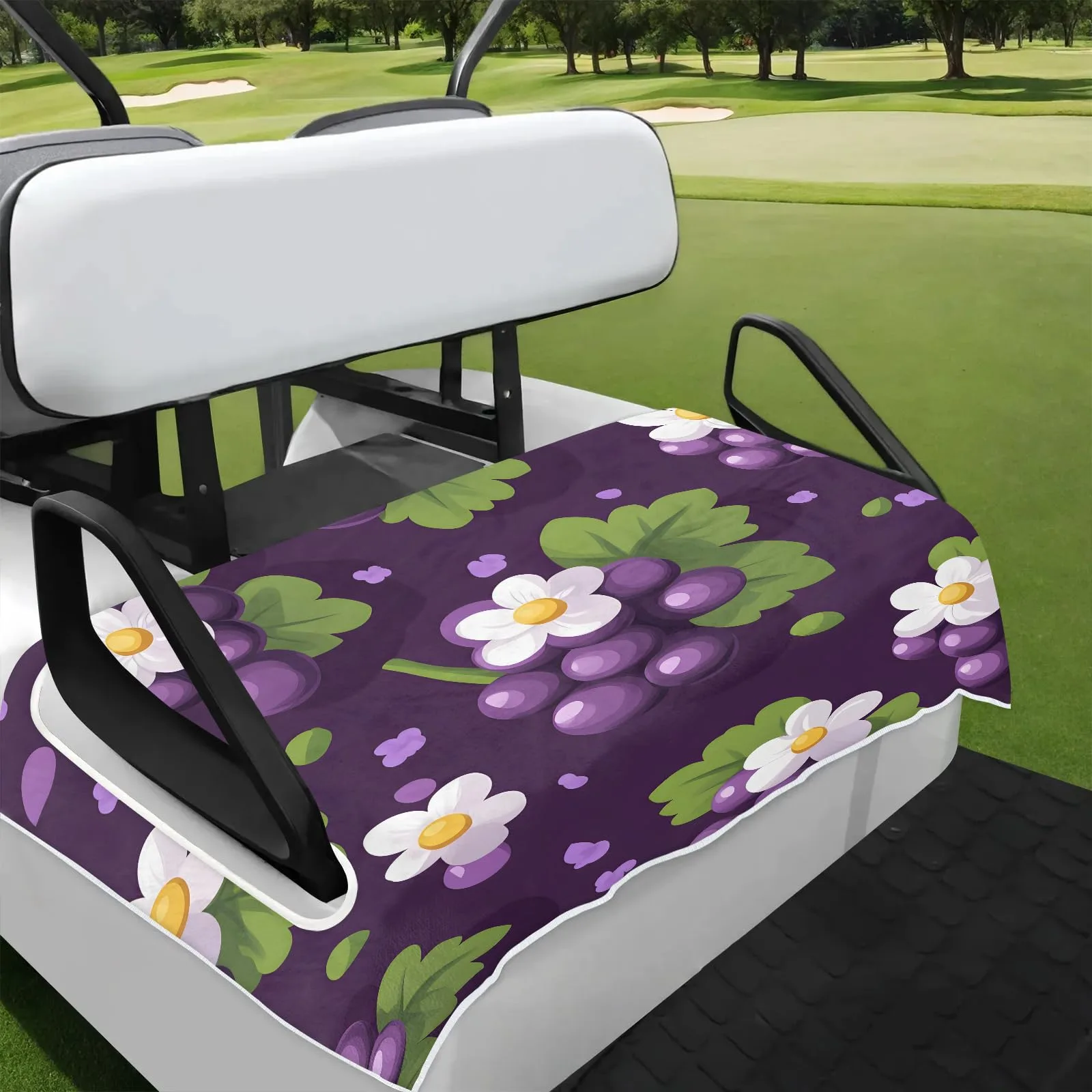 Tiveruda Golf Cart Seat Cover for Double Seats, 51 x 31 in