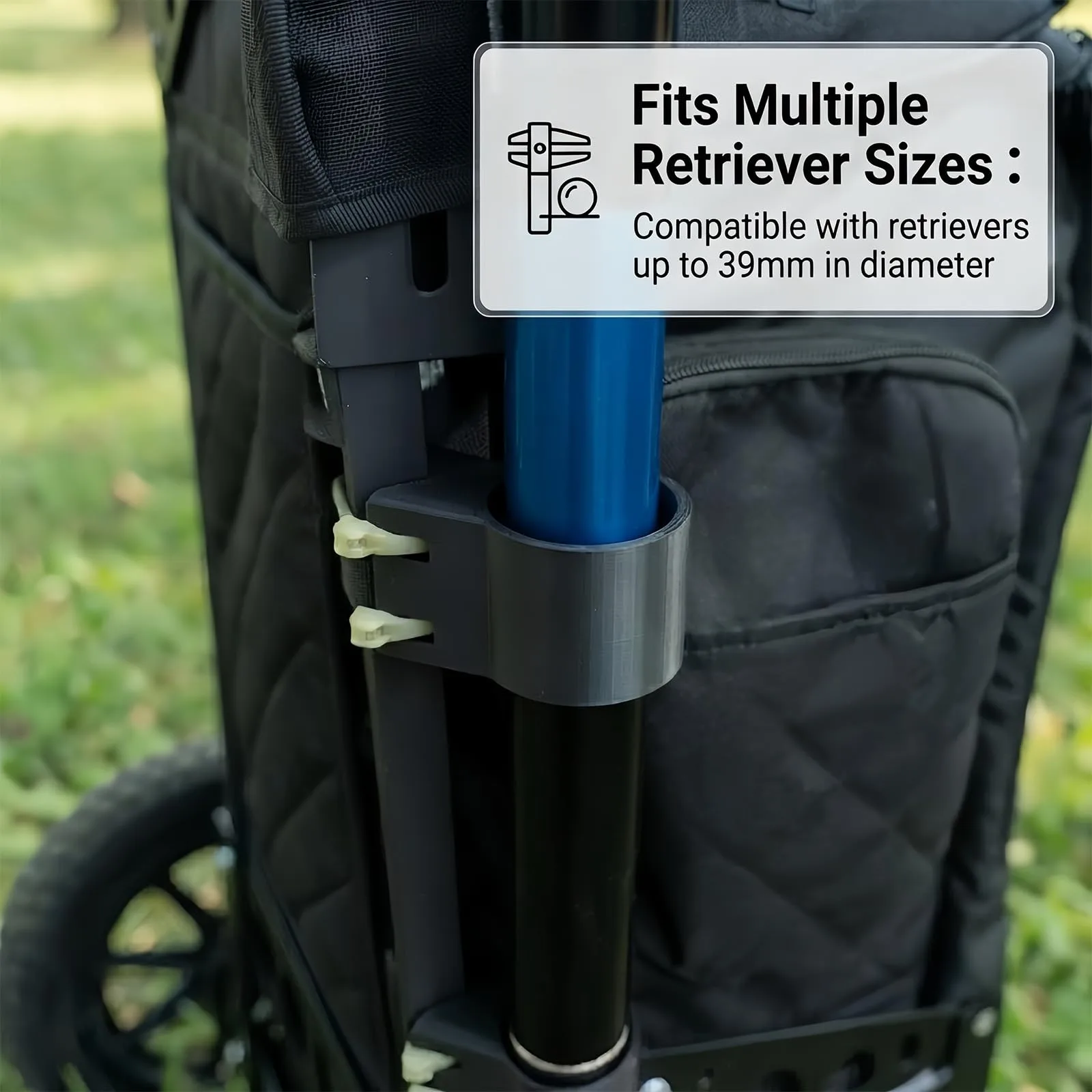 mkiqvix DAD313 Retriever Holder for Zuca Cart image 3