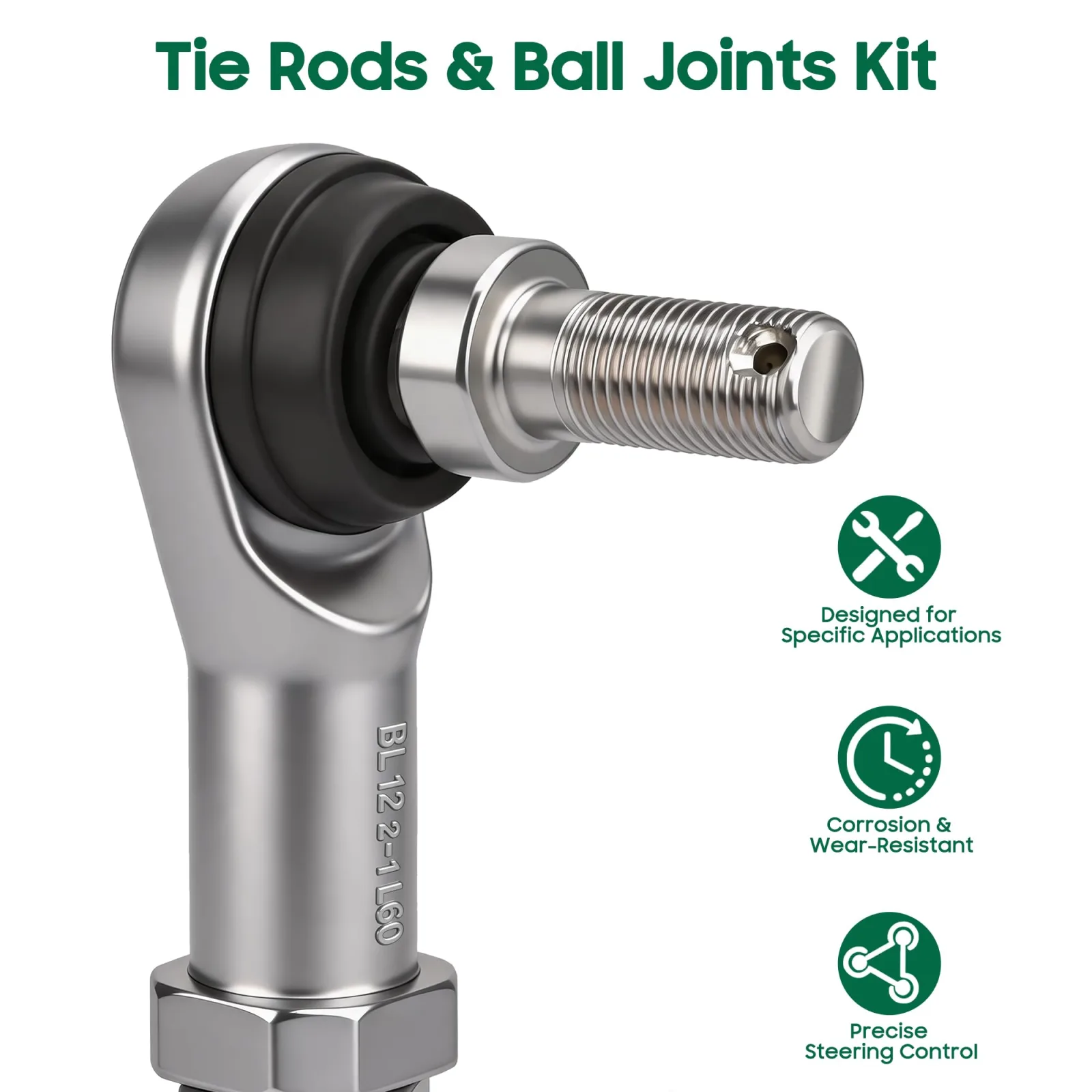 10L0L Tie Rod Kit for Club Car DS and Carryall 500 image 3