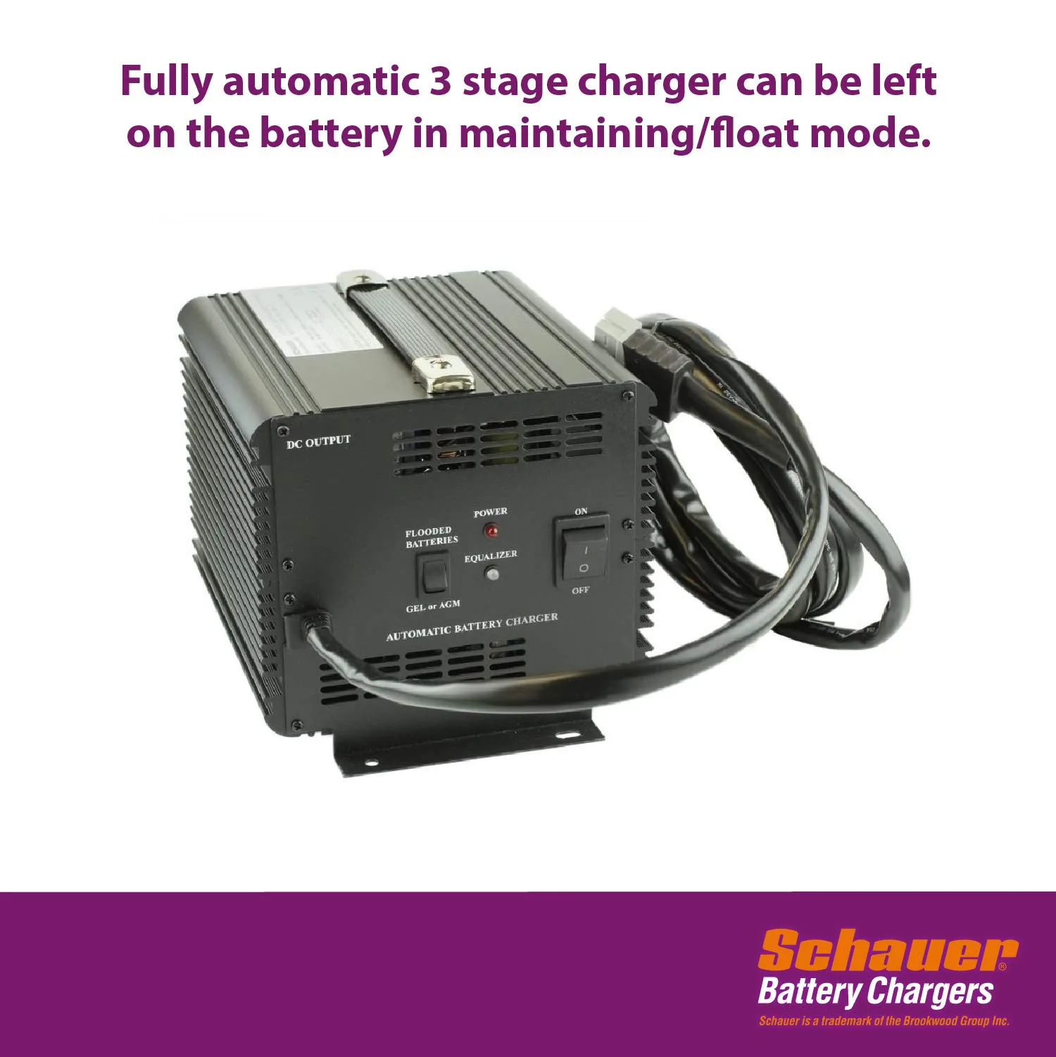 Schauer JAC1548cc 48V 15A Club Car Golf Cart Charger image 4