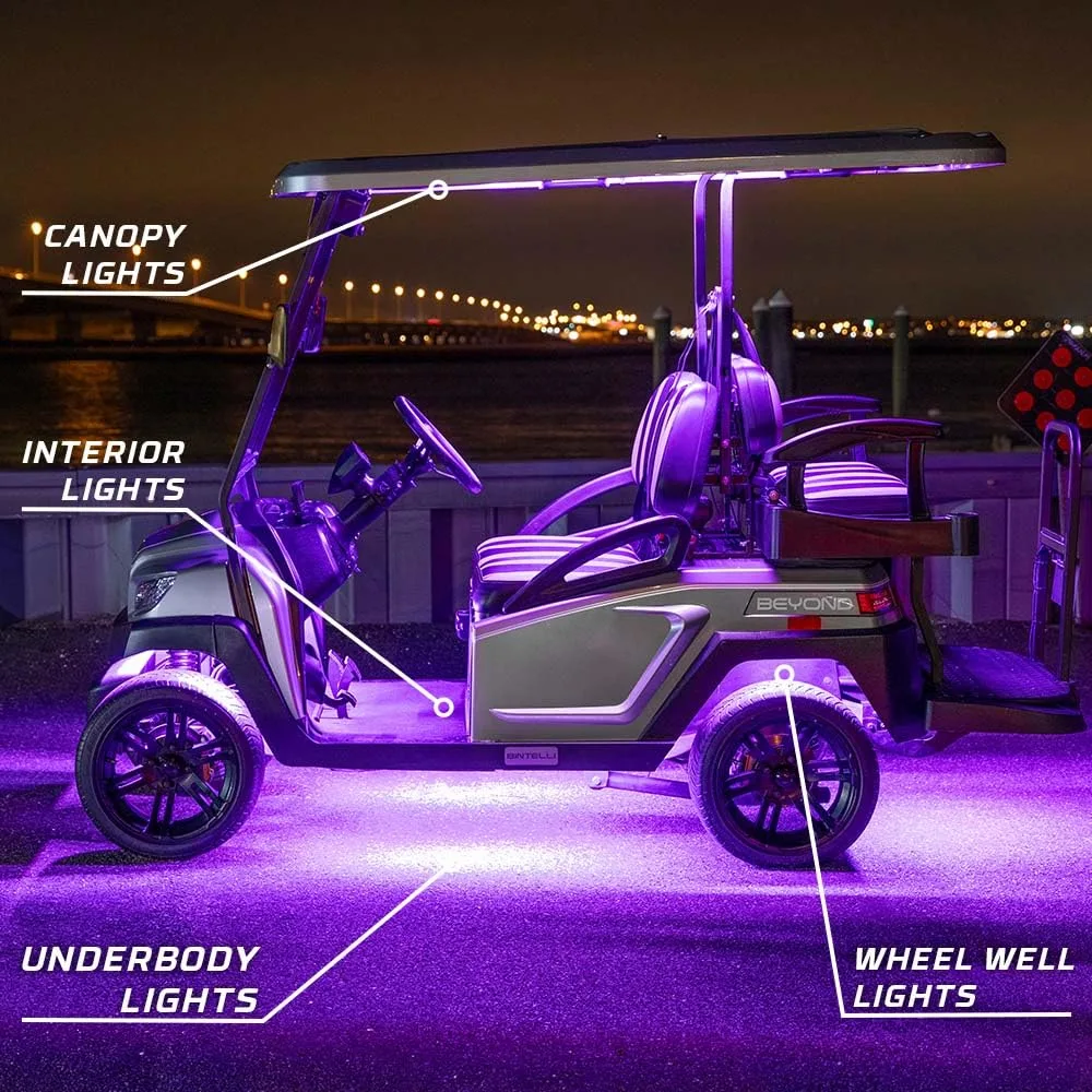 LEDGlow 12pc Million Color Golf Cart LED Light Kit image 3