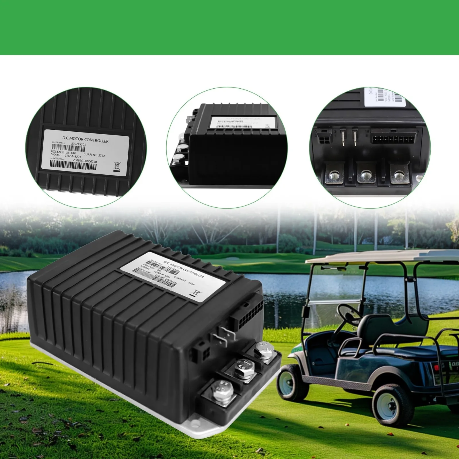 OYFEKNKUZ 1206HB-5201 48V 250A Motor Controller (612632) image 4