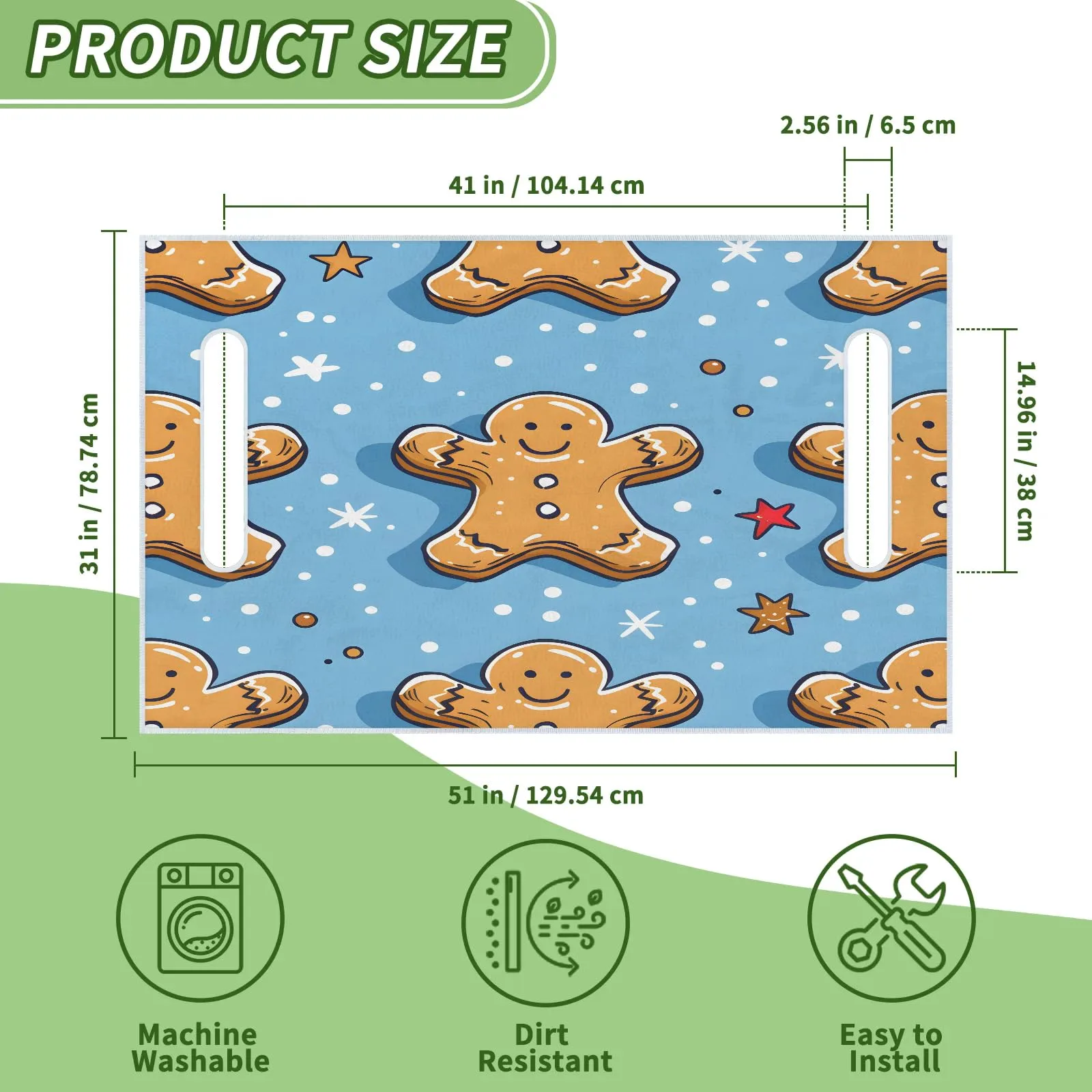 Tiveruda Golf Cart Seat Cover for Double Seats 51 x 31 in image 2