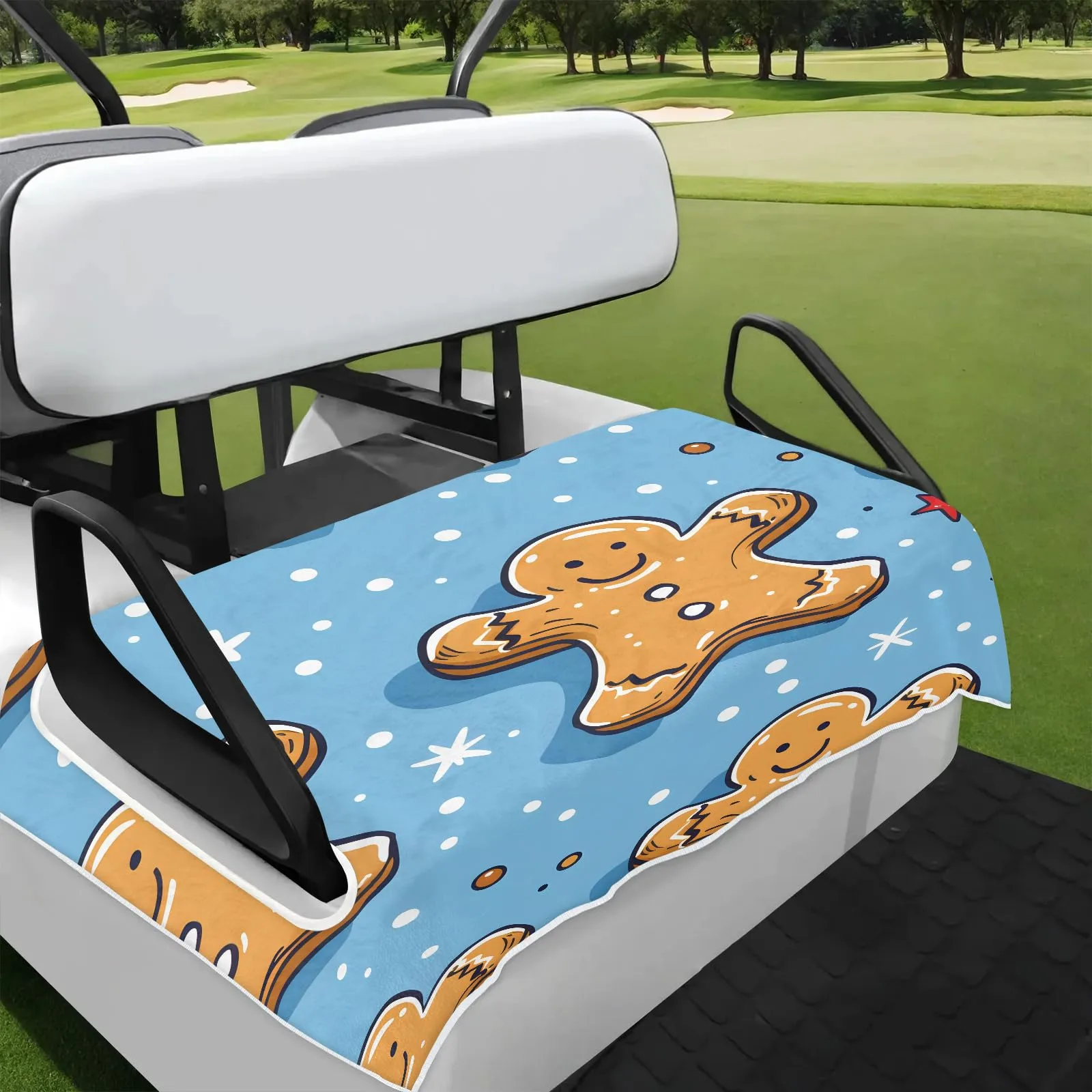 Tiveruda Golf Cart Seat Cover for Double Seats 51 x 31 in