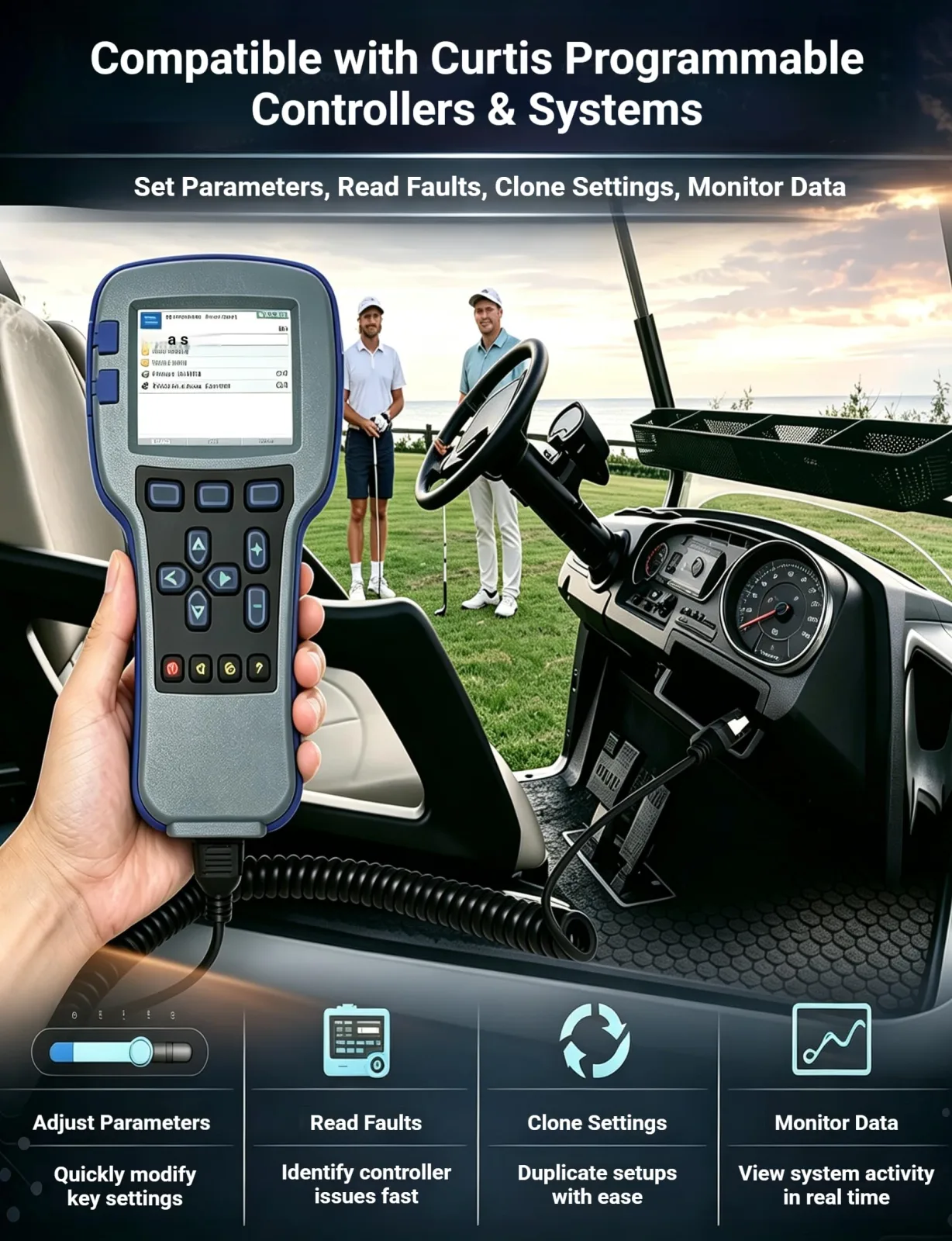 WAKASAN 1313-4331 Curtis Handheld Programmer image 3
