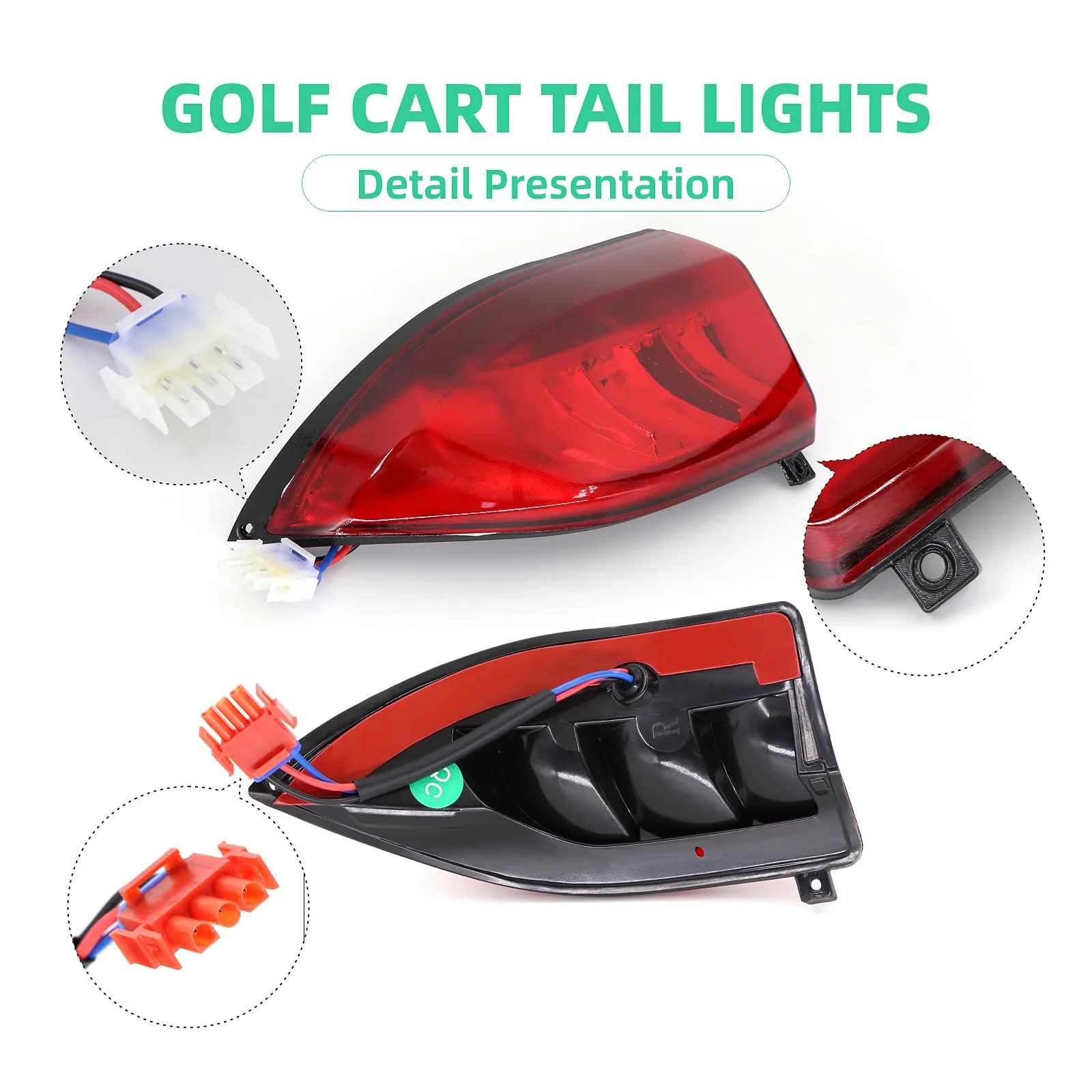 DIYOLFALL LED Taillight Set for Club Car Precedent & Tempo image 3