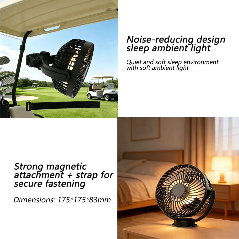 BDKZANLY Golf Cart Fan for E-Z-GO Express L6 2012-2026 image 2