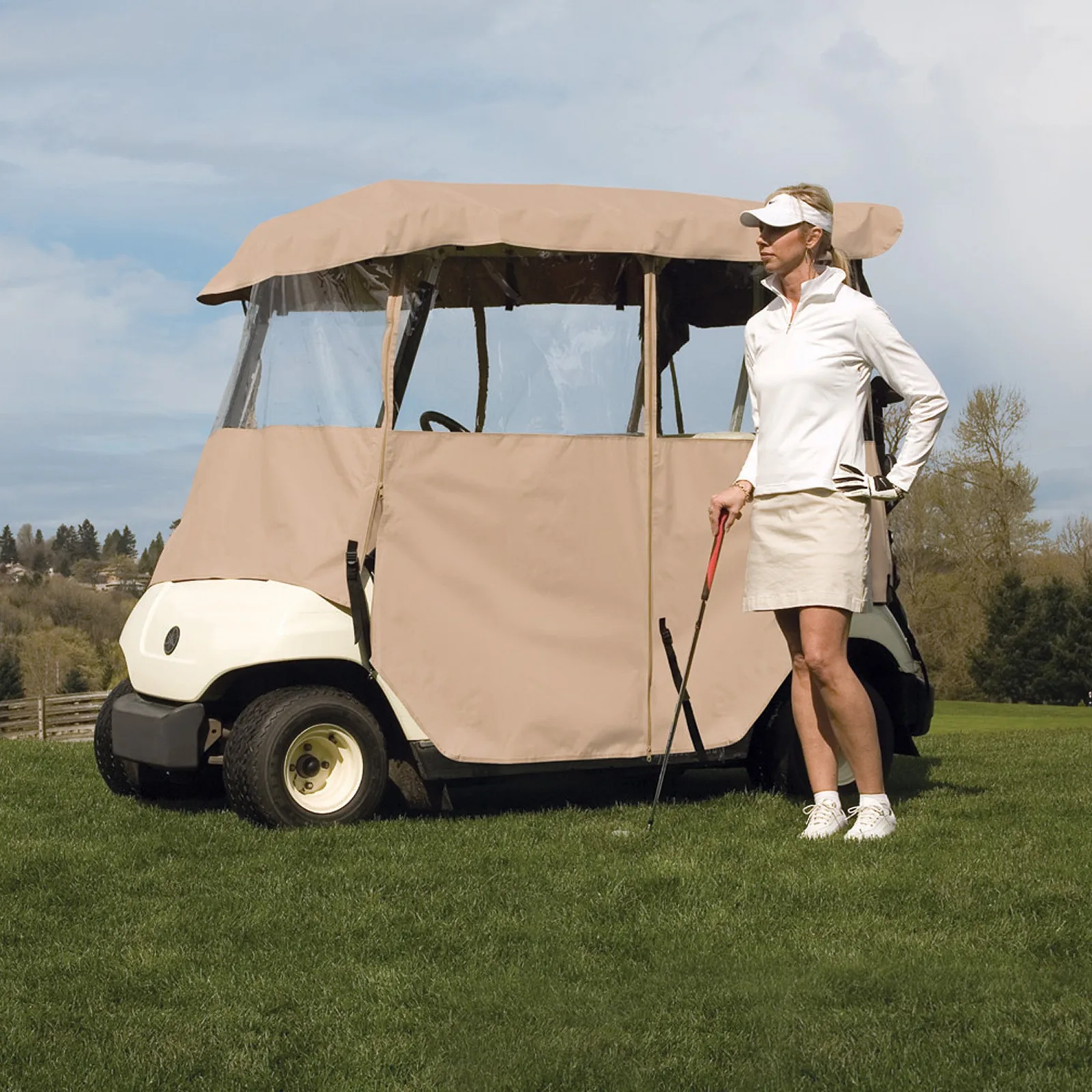 Classic Accessories Fairway Deluxe Golf Cart Enclosure 72072 image 4