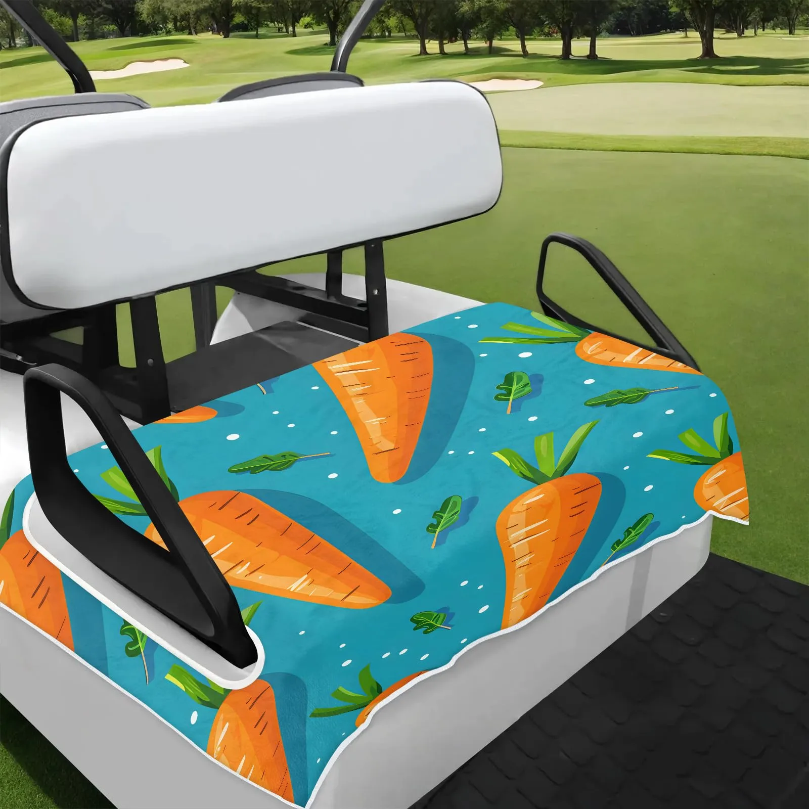 Tiveruda Golf Cart Seat Cover for Double Seats 51 x 31 in