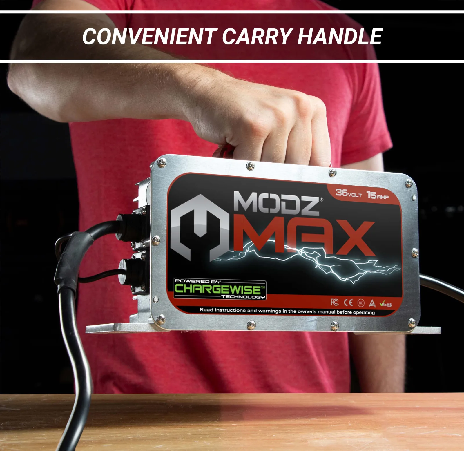 MODZ Max36 36V 15A Golf Cart Battery Charger image 2