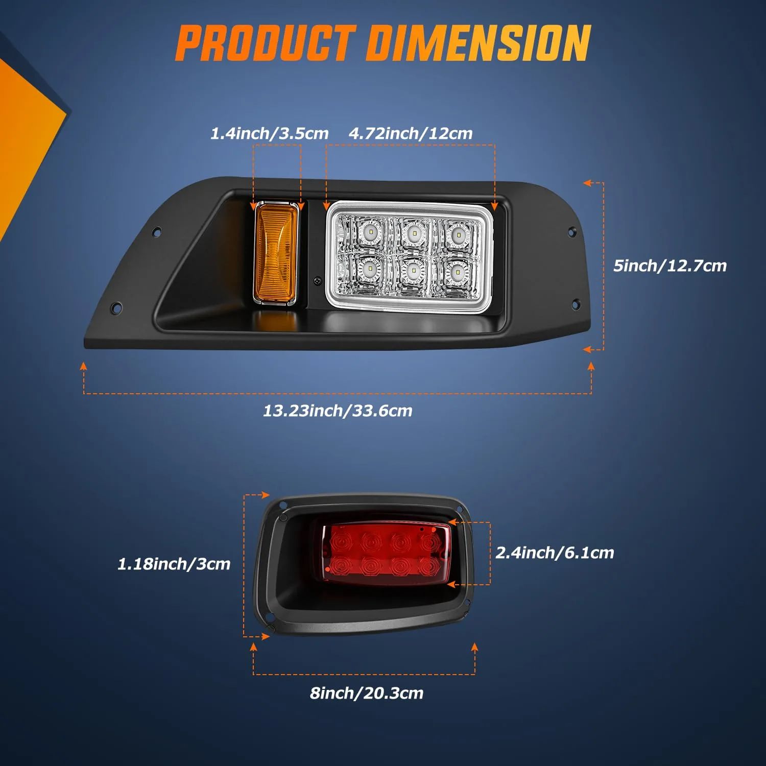 Nilight TL-635 LED Light Kit for E-Z-GO TXT Carts image 2