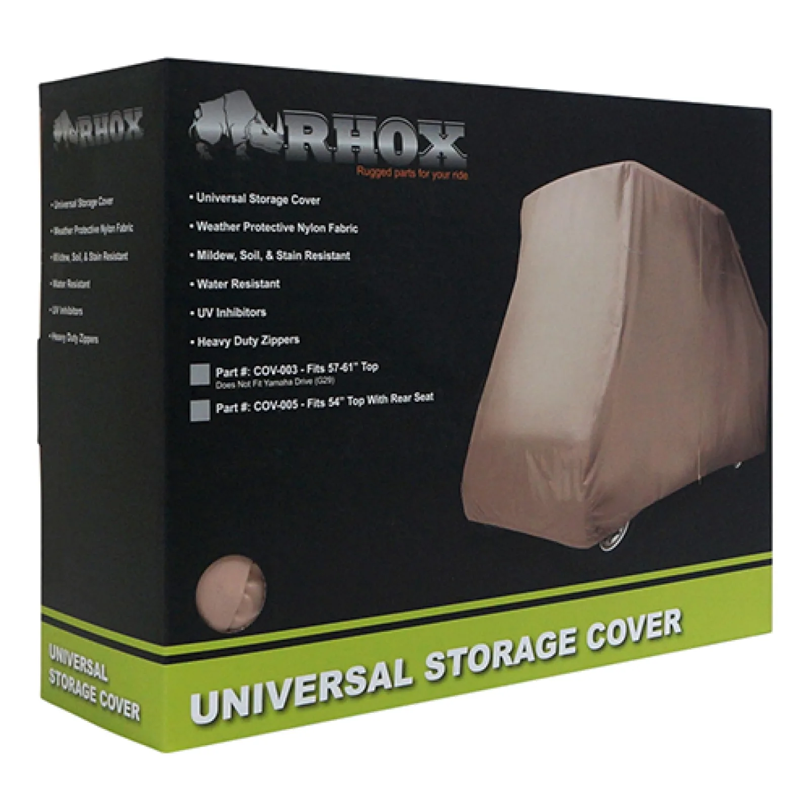 RHOX COV-003 Universal Golf Cart Storage Cover