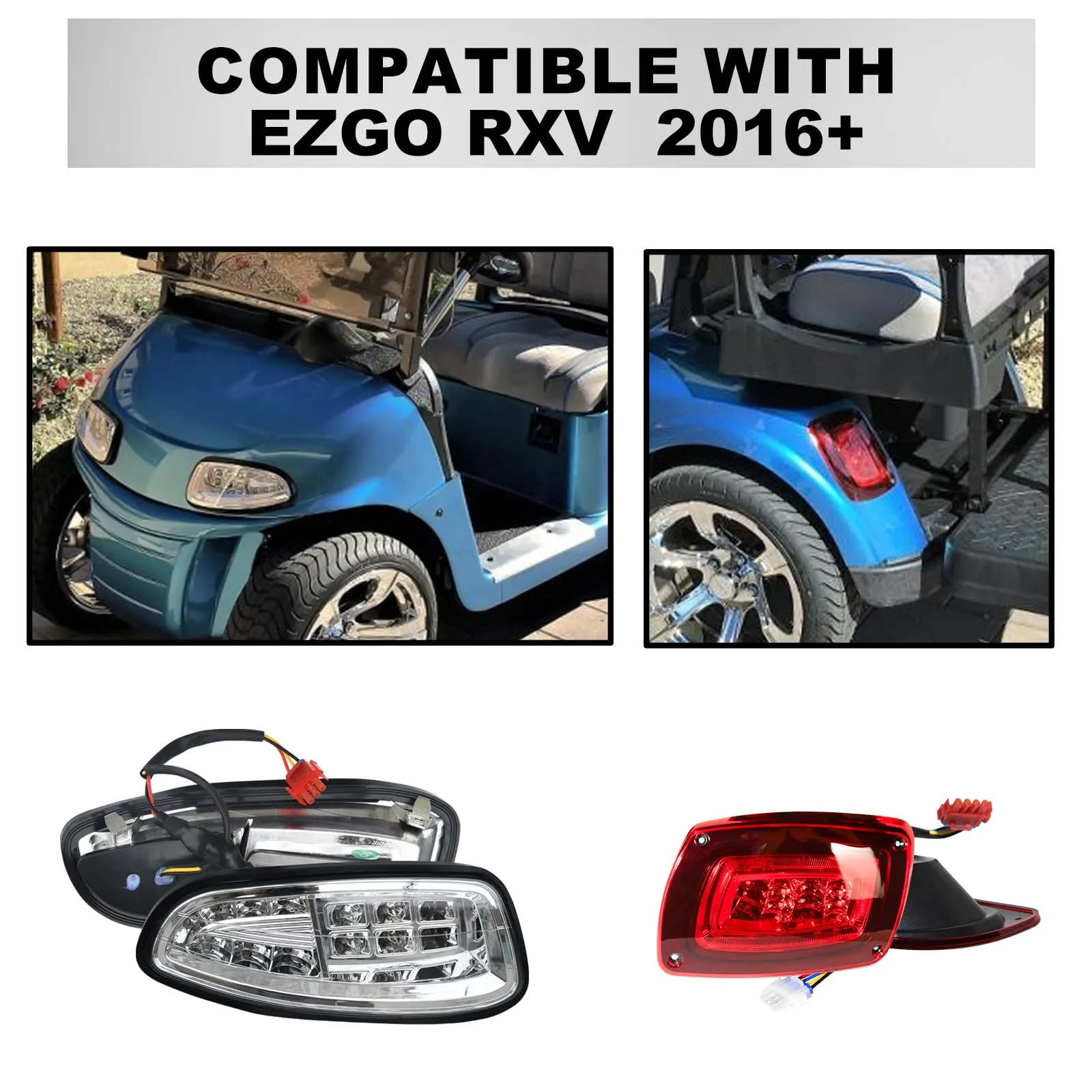 Shu-Ran LED Light Kit for E-Z-GO RXV 2016-2024 image 2