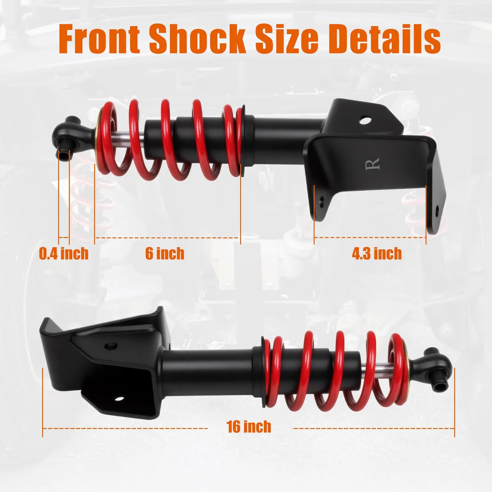 MOSNAI Front Shocks for Yamaha G29 Drive 2007-2016 image 3