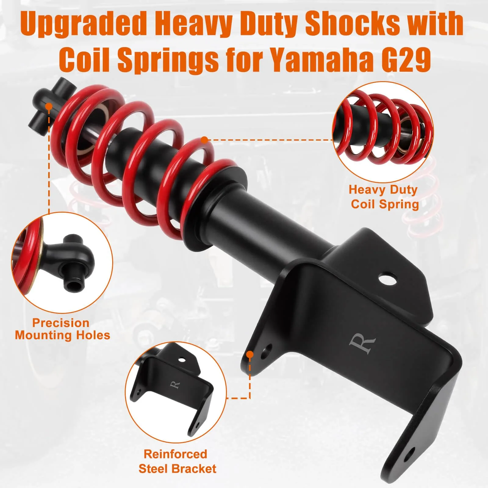 MOSNAI Front Shocks for Yamaha G29 Drive 2007-2016 image 4