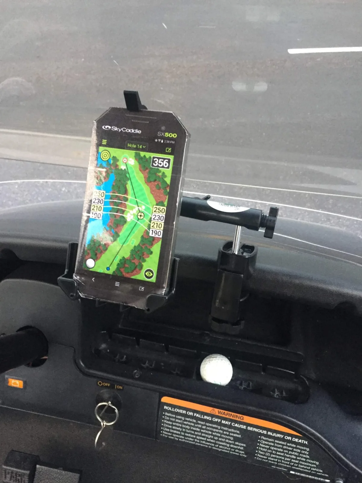 Caddie Buddy Golf Cart Mount for SkyCaddie SX500 image 2