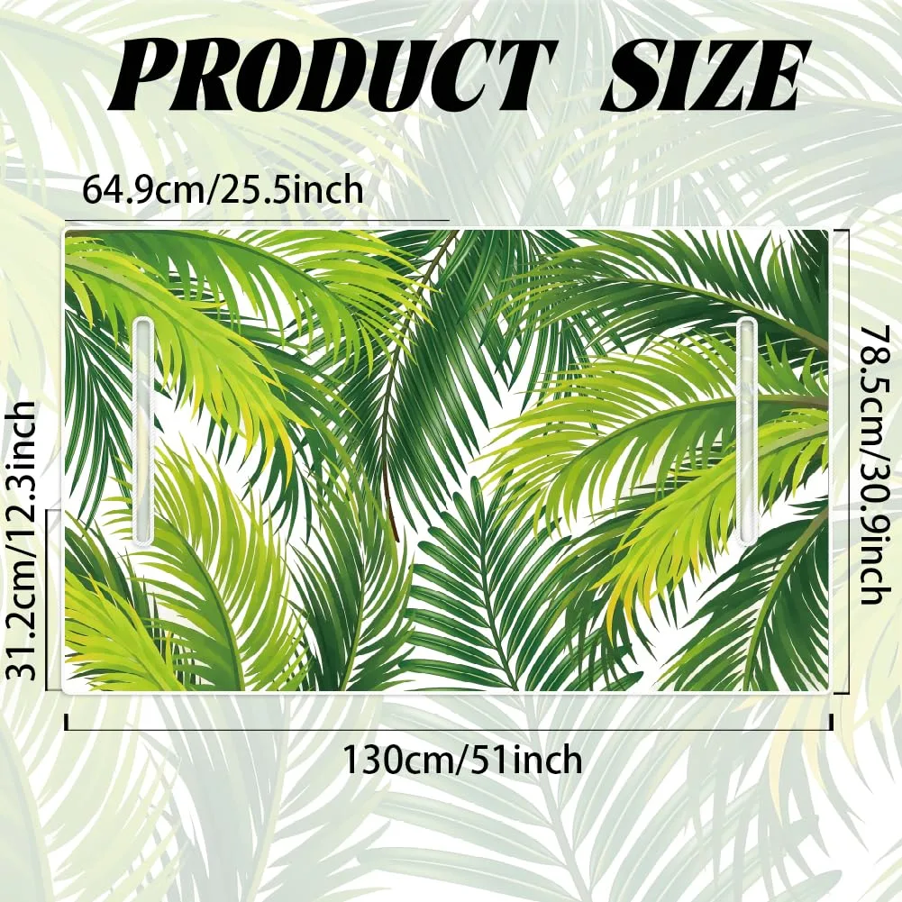 ORIGACH Golf Cart Seat Cover, Palm Fronds, 51 x 31.9 in image 2