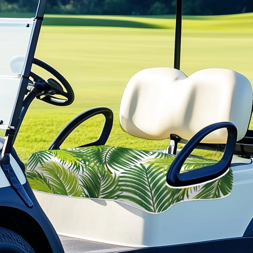 ORIGACH Golf Cart Seat Cover, Palm Fronds, 51 x 31.9 in image 4