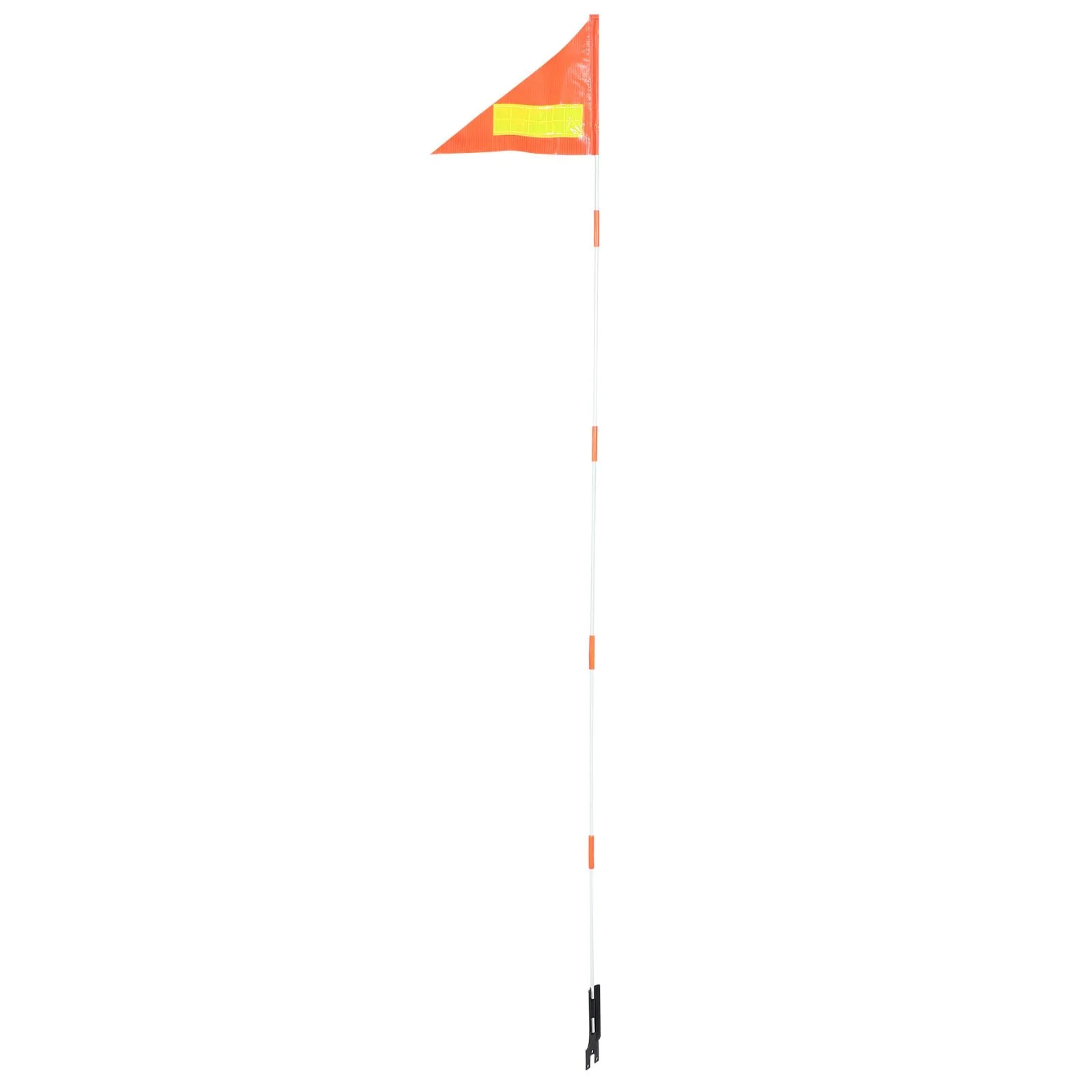 TOYANDONA Orange Reflective Safety Flag with Pole and Bracket