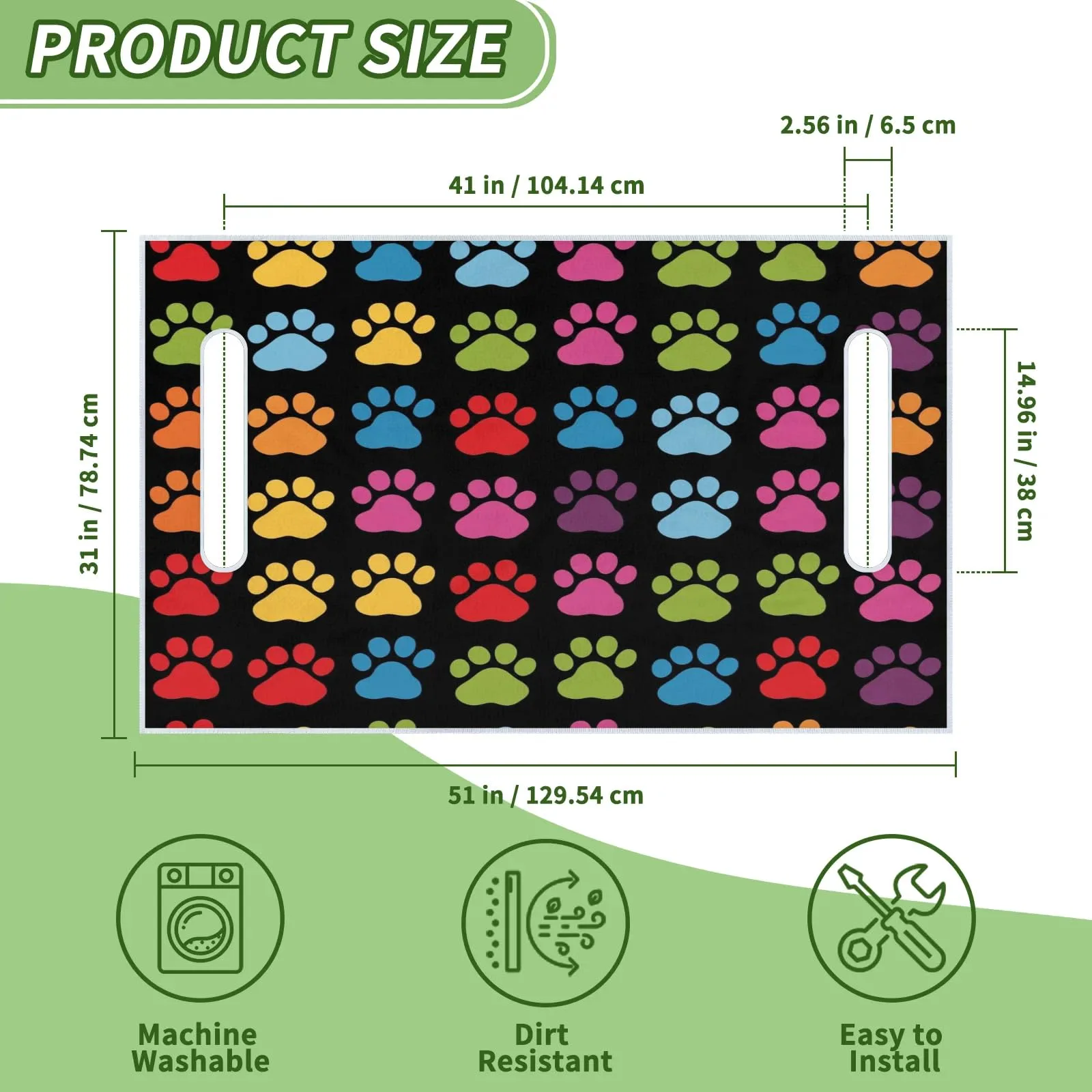 Tiveruda Golf Cart Seat Cover for Double Seats 51 x 31 in image 2