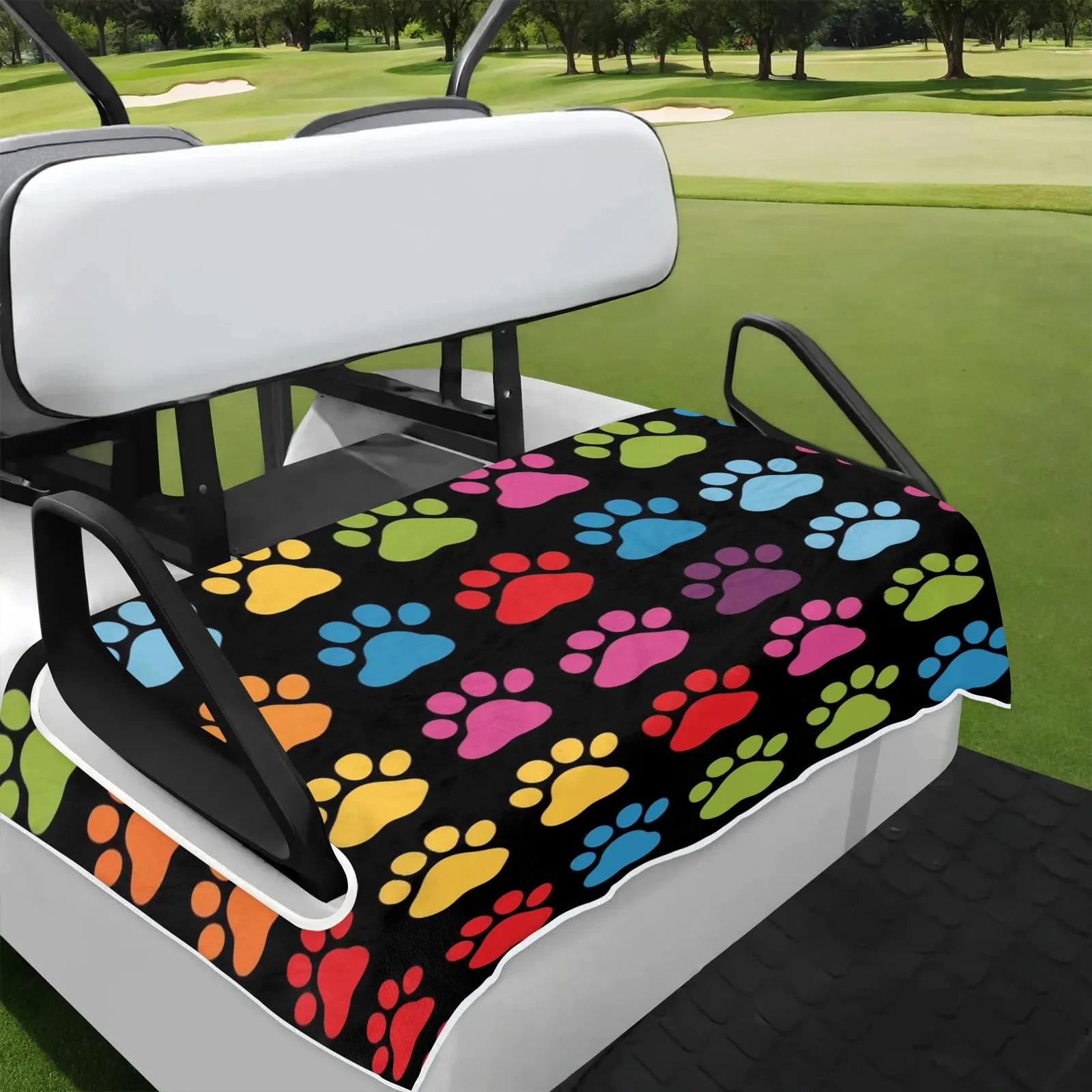 Tiveruda Golf Cart Seat Cover for Double Seats 51 x 31 in
