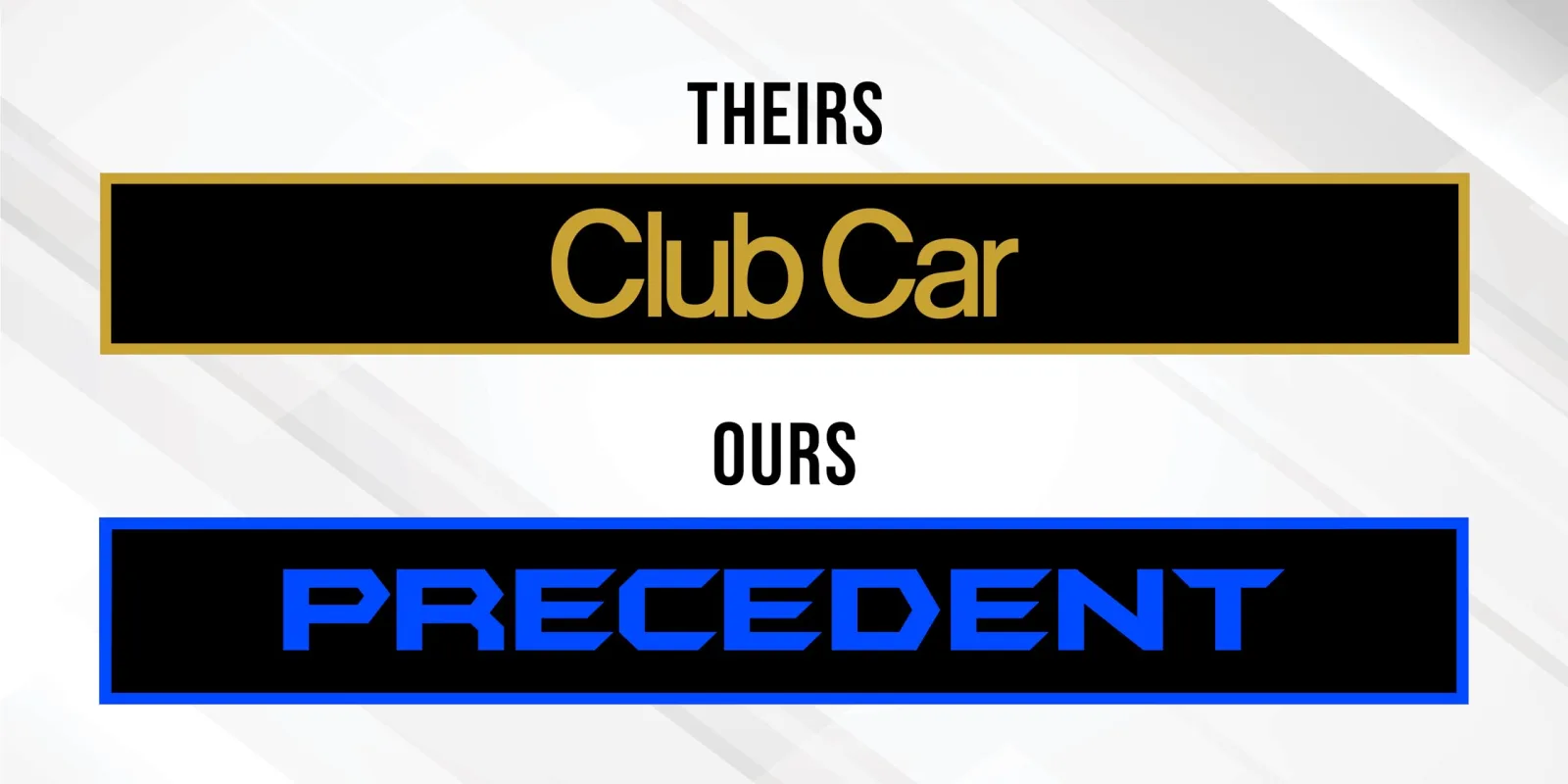 Gimme Golf USA Club Car Precedent Front Name Plate image 2