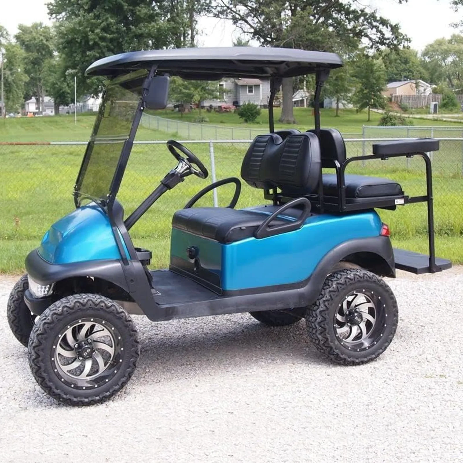 Huskey Black Seat Covers for Club Car Precedent 2004+ image 3