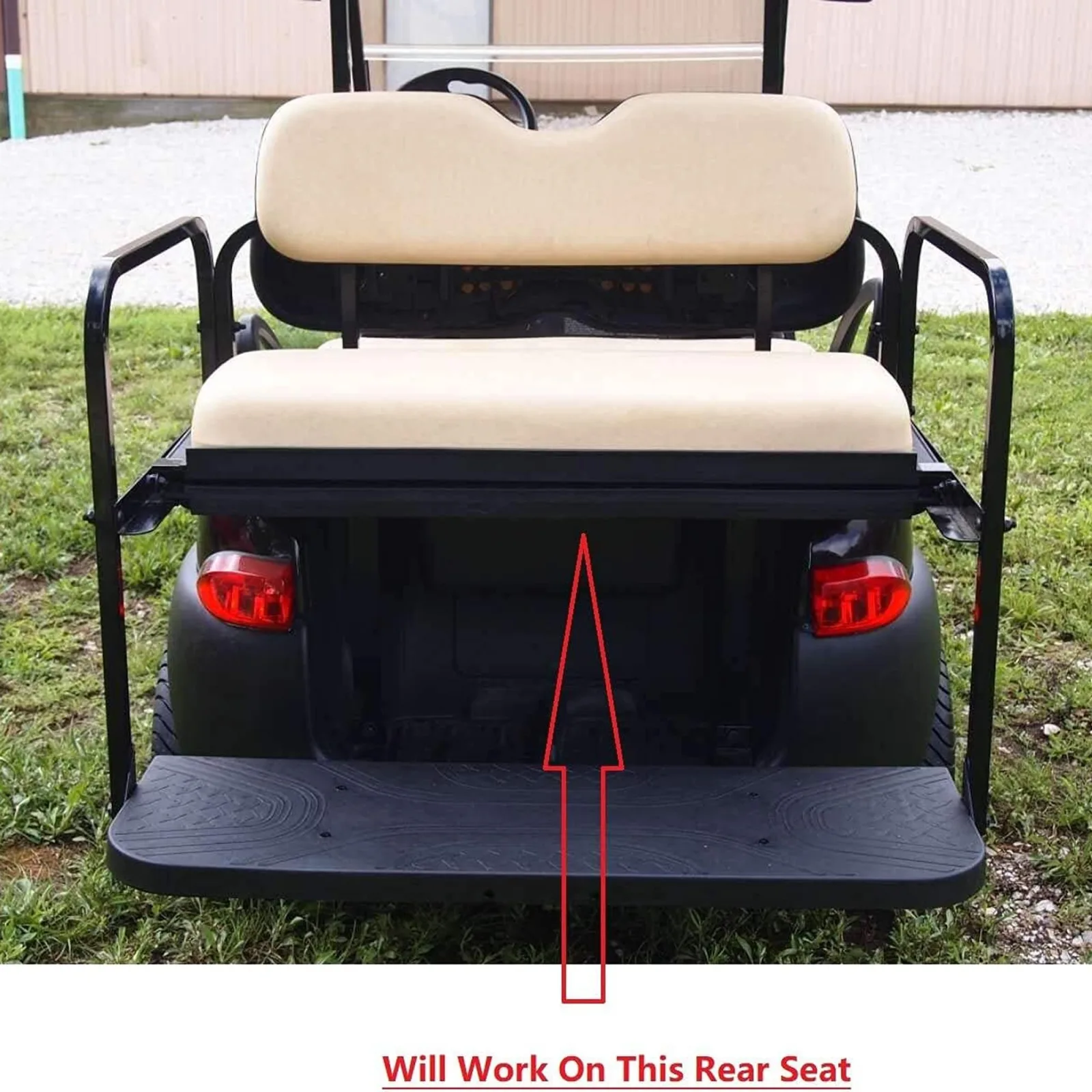 Huskey Black Seat Covers for Club Car Precedent 2004+ image 4