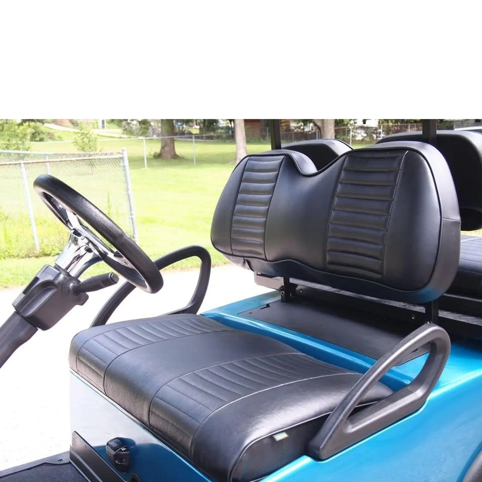 Huskey Black Seat Covers for Club Car Precedent 2004+