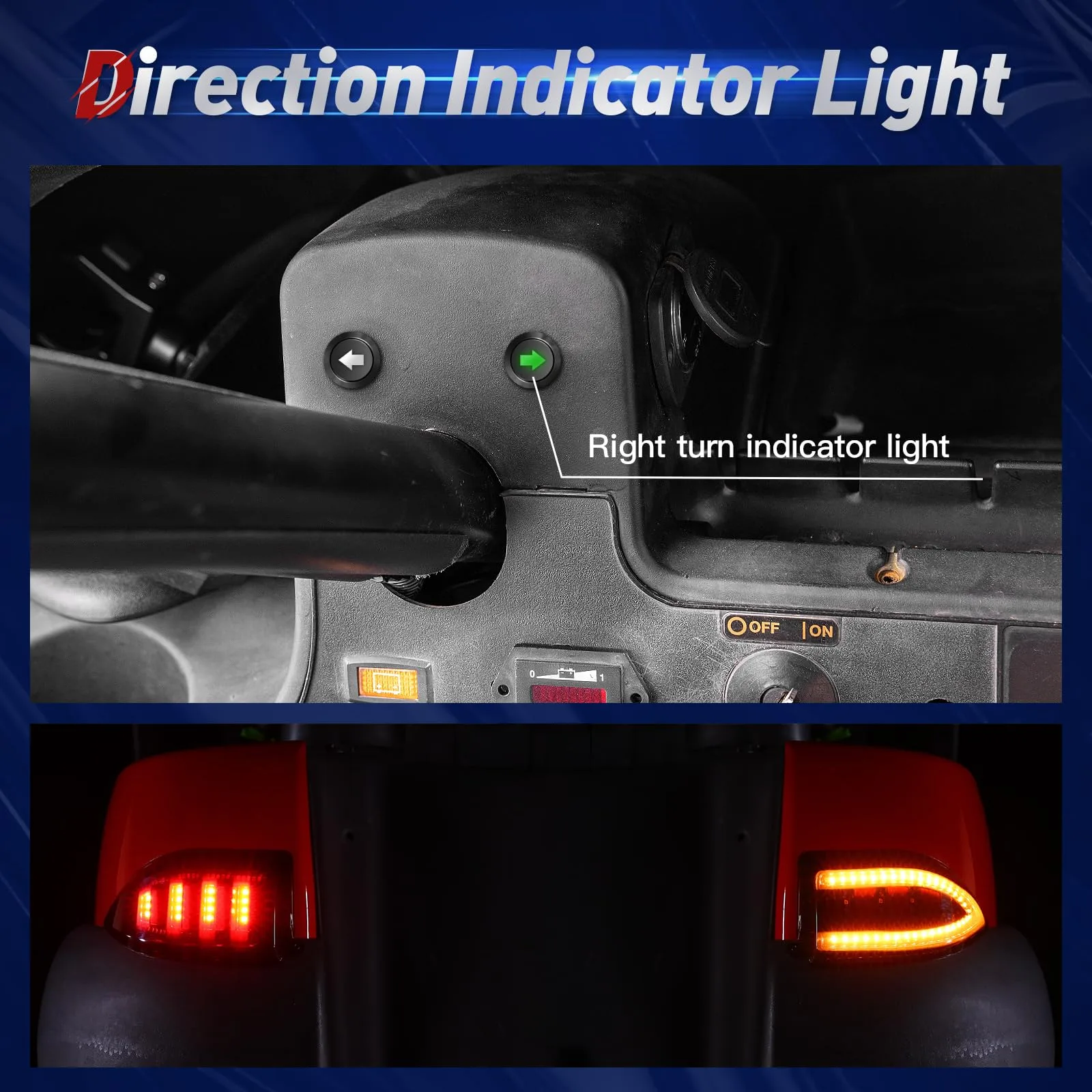 NOKINS LED Light Kit for Club Car DS 1993-Up image 3