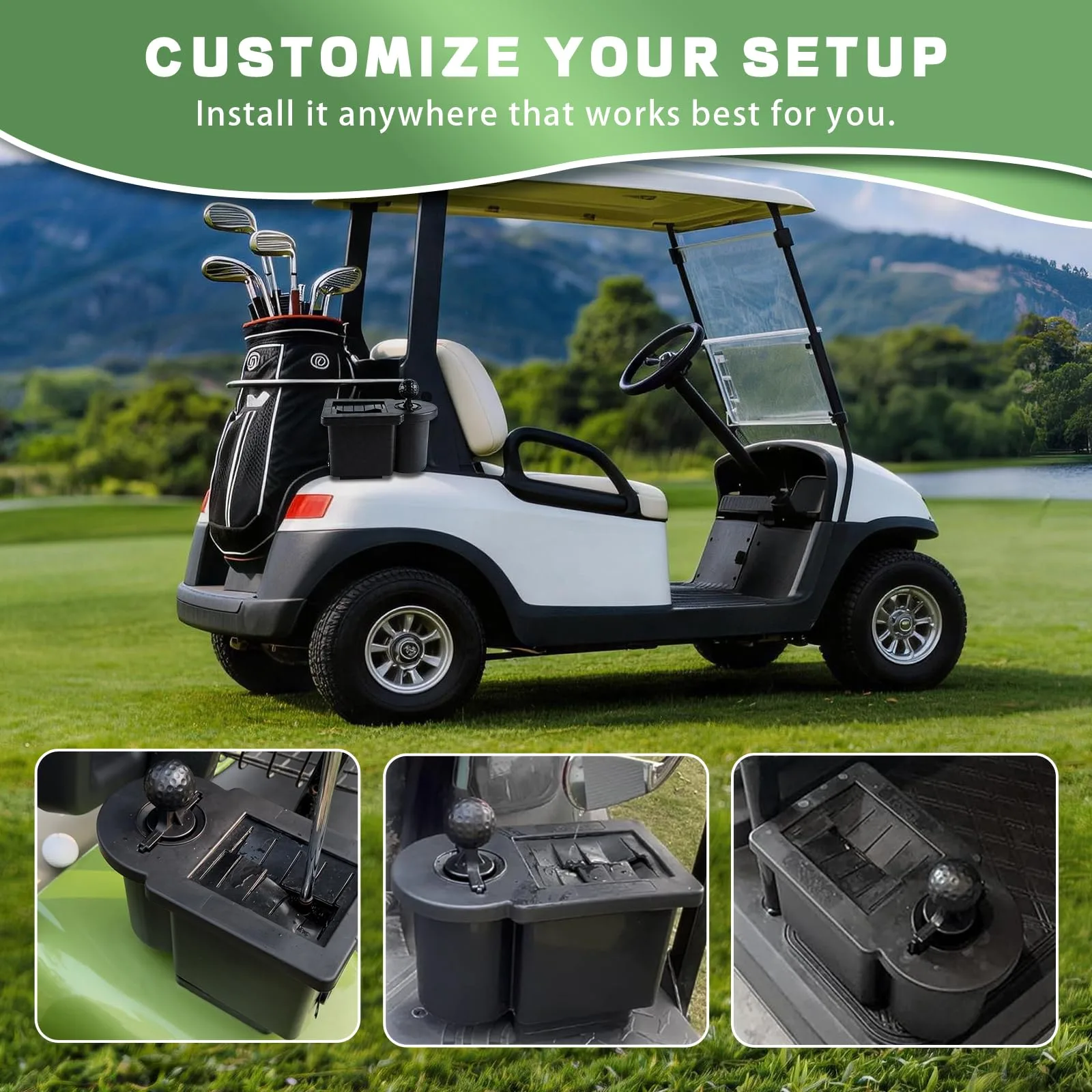 ProCartFit Golf Cart Ball Washer and Club Cleaner image 4