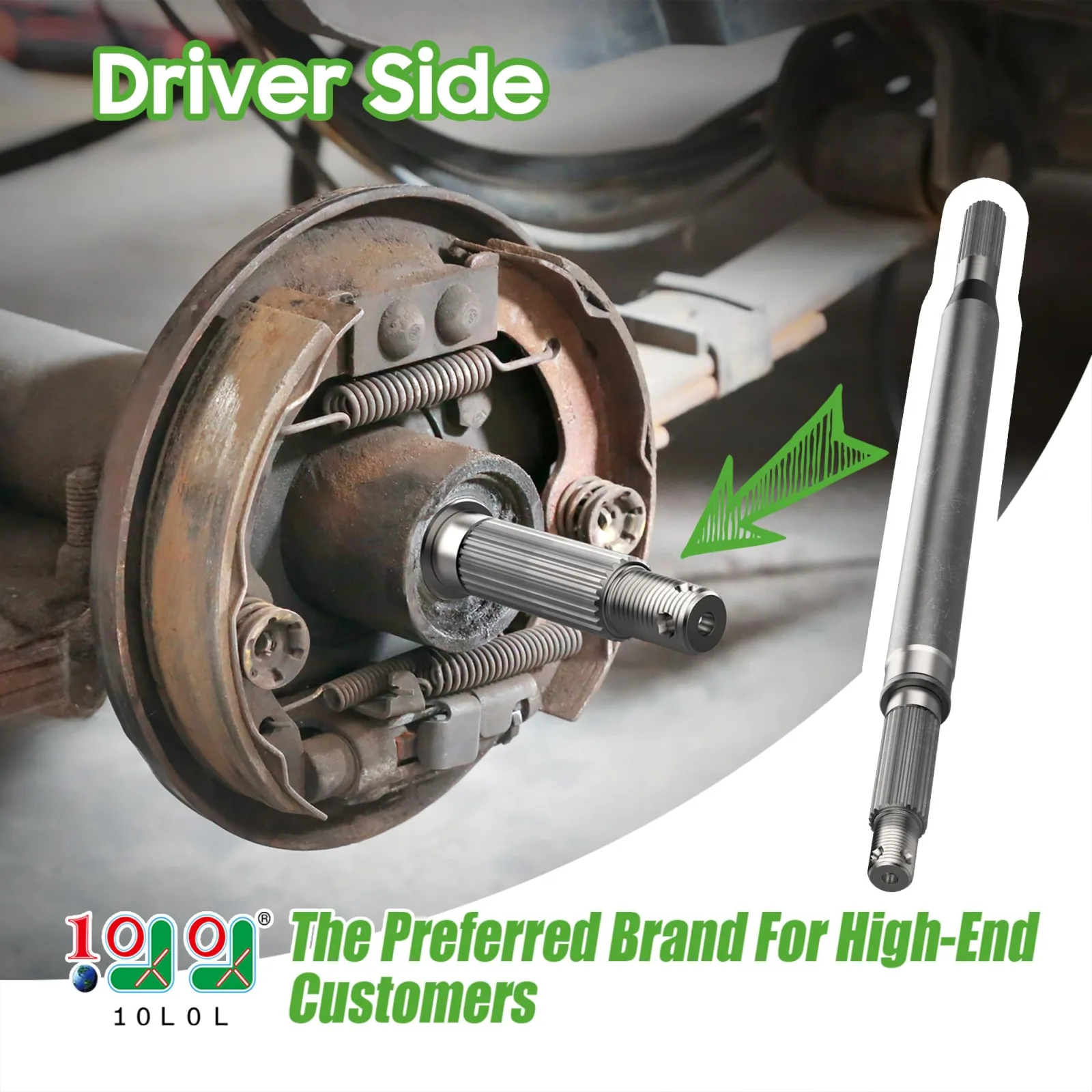 10L0L Rear Axle Shaft for Yamaha G16 G19 G22 Drive image 3