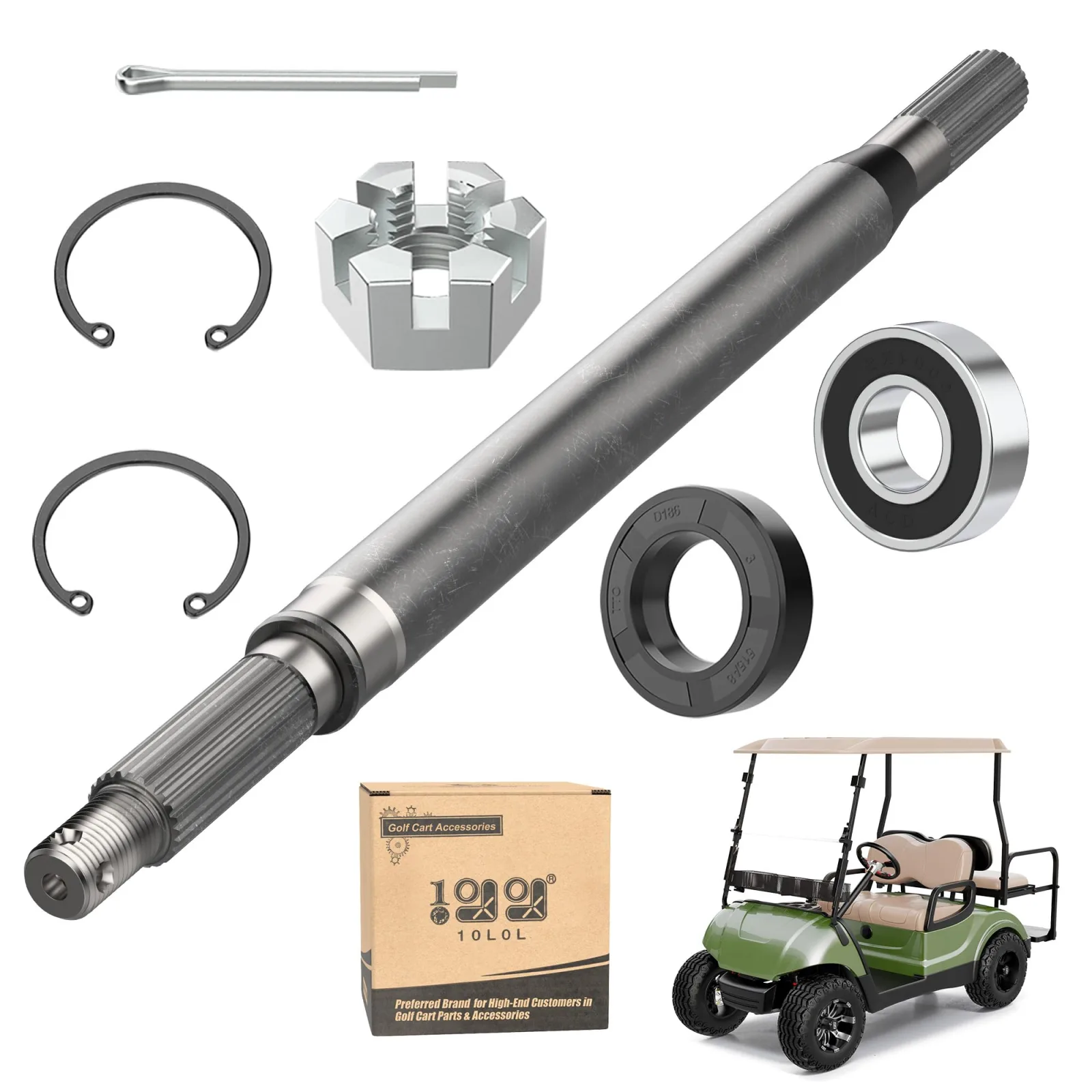 10L0L Rear Axle Shaft for Yamaha G16 G19 G22 Drive