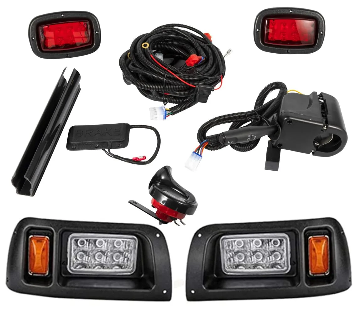 BestAccess BL-7-2 LED Light Kit for Club Car DS & EZGO TXT