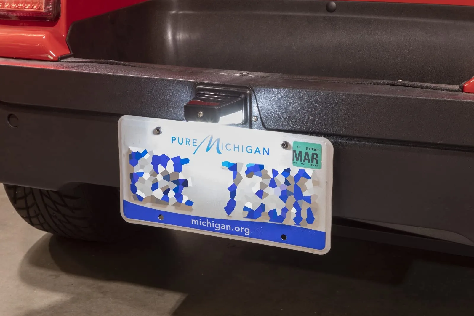 NIVEL 03-086 Universal Golf Cart License Plate Holder image 2