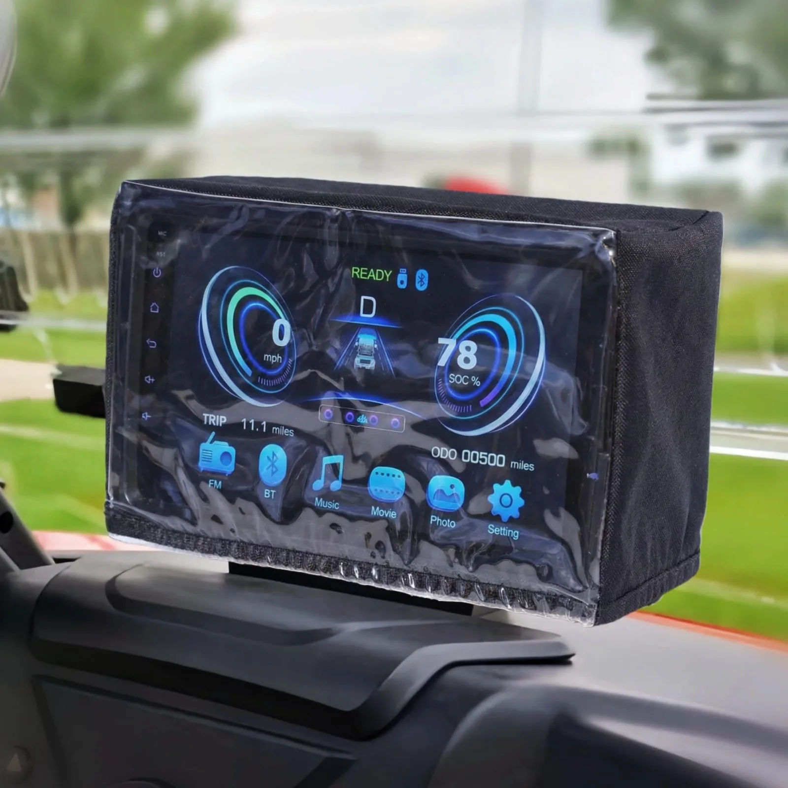 Woho Waterproof Touchscreen Cover for Denago & Ev Golf Carts