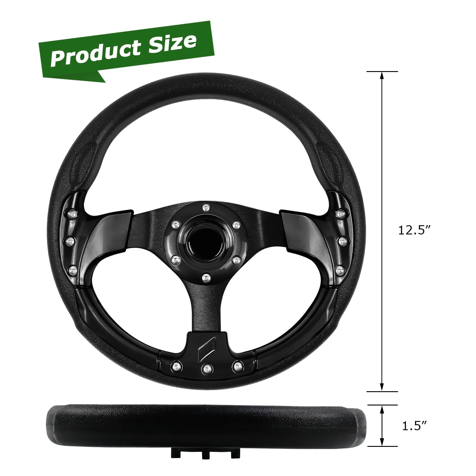 VOONKE Universal Golf Cart Steering Wheel image 2