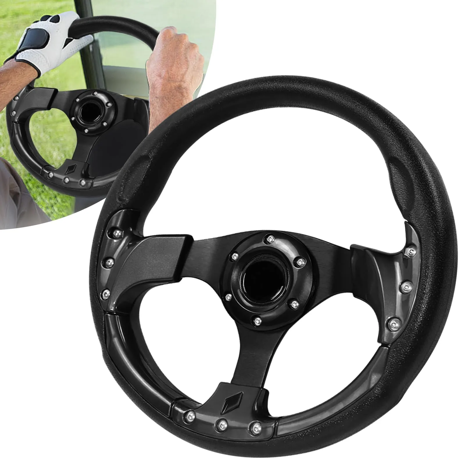 VOONKE Universal Golf Cart Steering Wheel