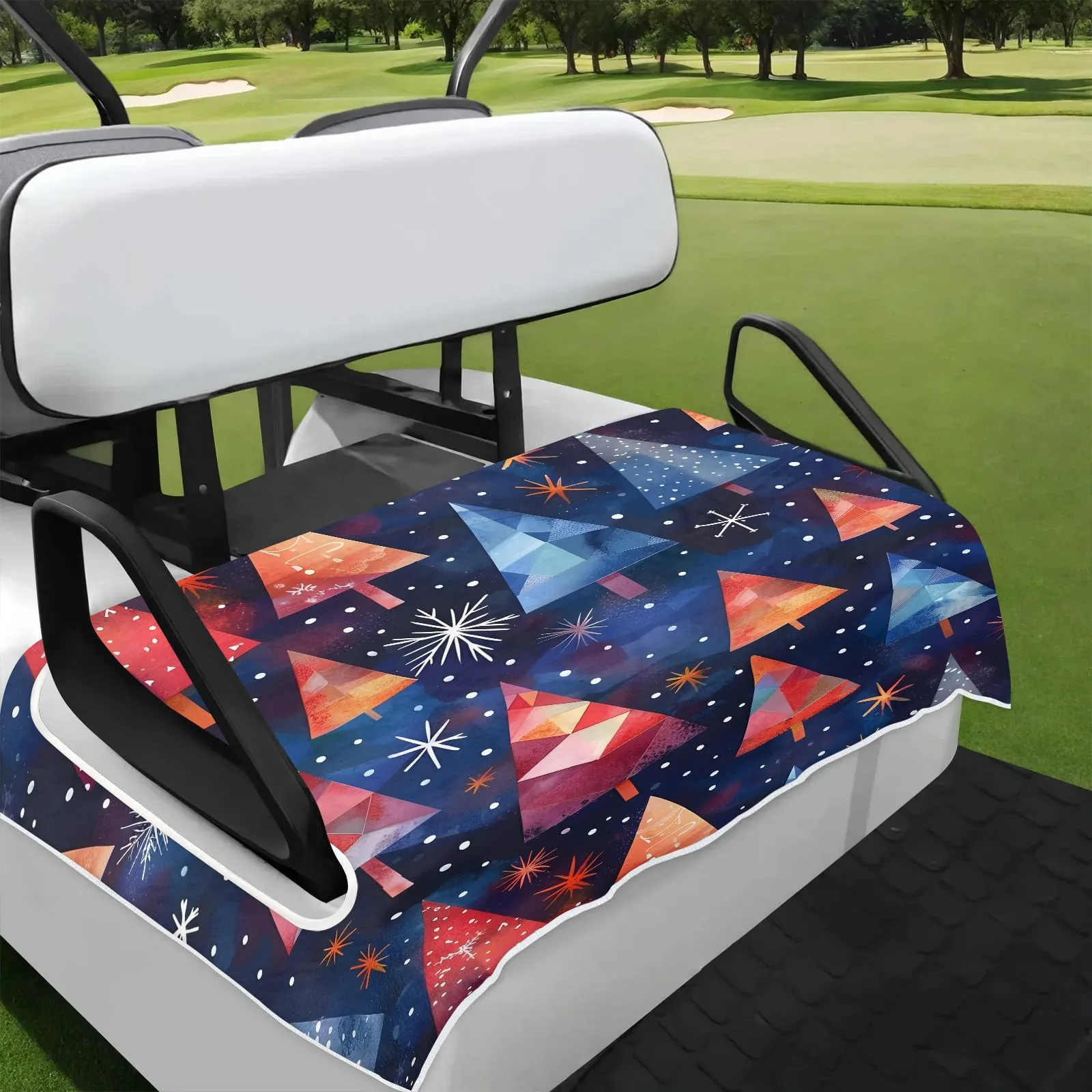 Tiveruda Winter Trees Golf Cart Seat Cover 51 x 31 in